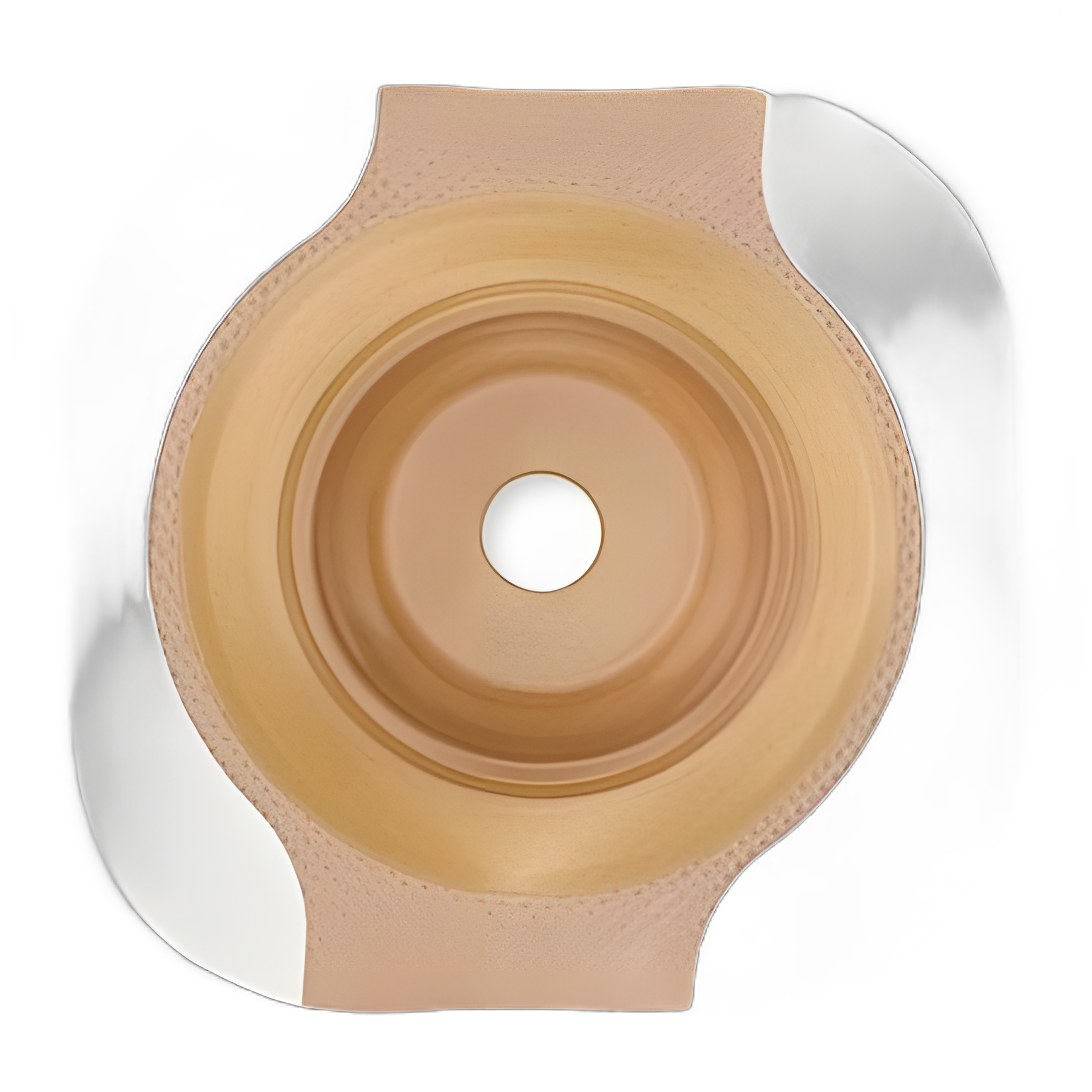 Ostomy Barrier New Image™ CeraPlus™ Precut, Extended Wear Adhesive Tape Borders 57 mm Flange Red Code System 1-1/8 Inch Opening - 11505