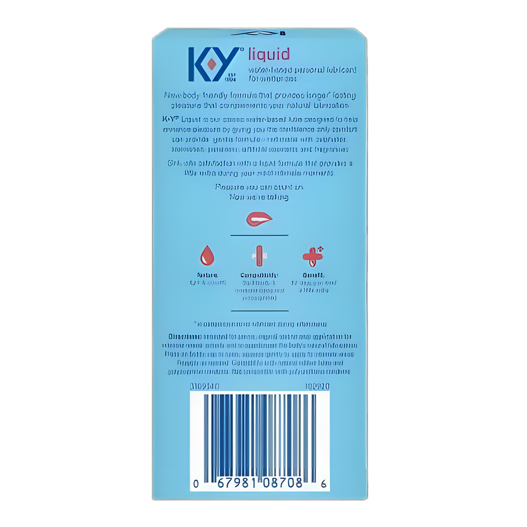 Personal Lubricant K-Y® 2.5 oz. Bottle NonSterile