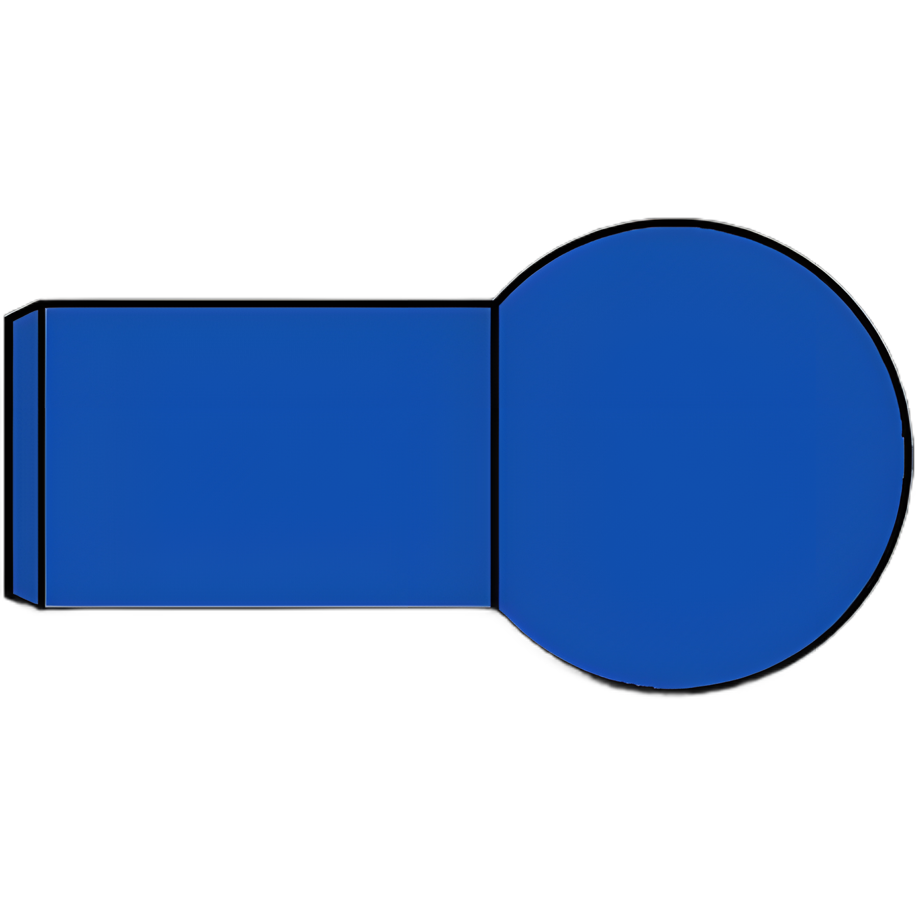 Pin Protector Cap Navy Blue, Thermoplastic, 4.0 mm / 5/32 Inch