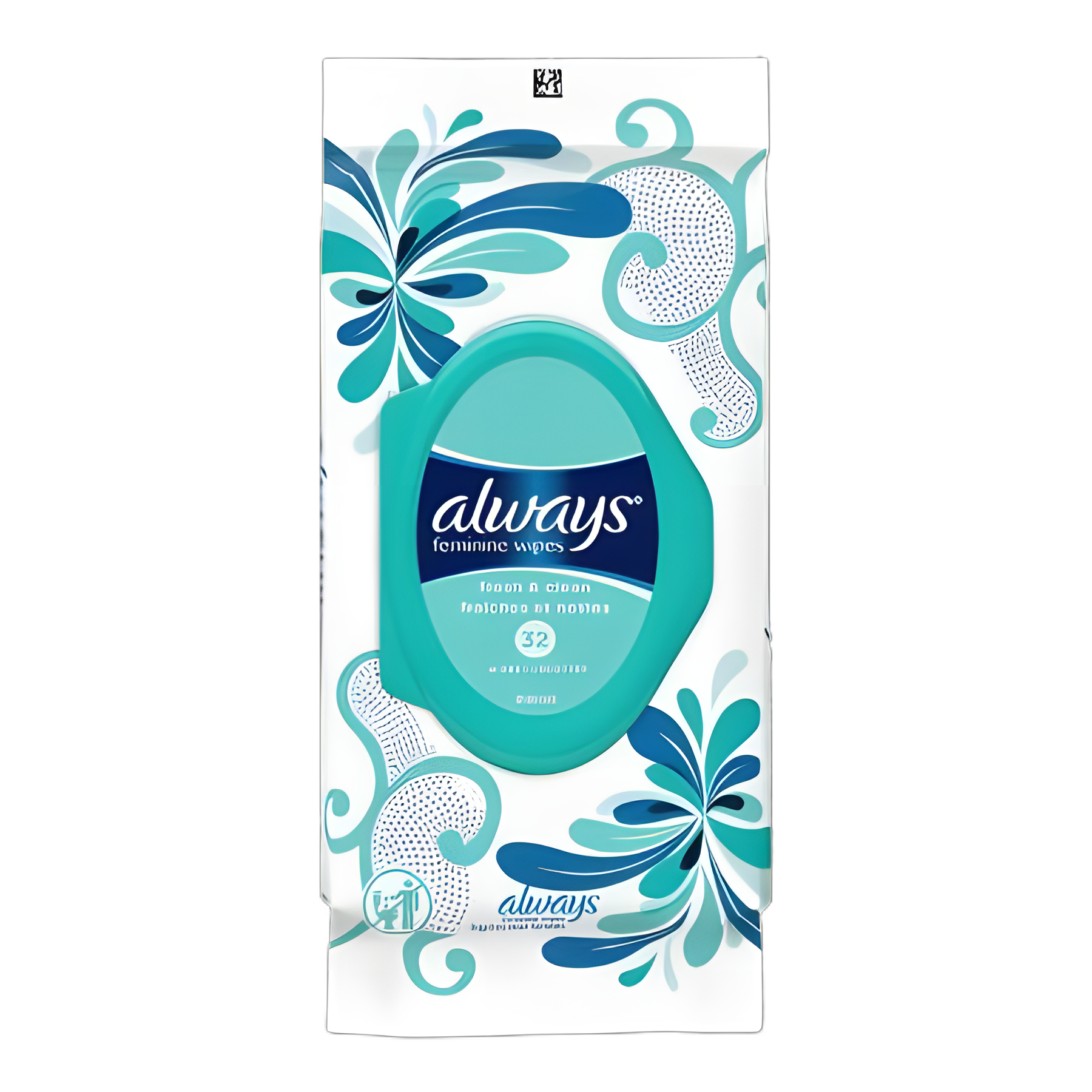 Feminine Hygiene Wipe Always® Refresh Soft Pack Fresh Scent 32 Count