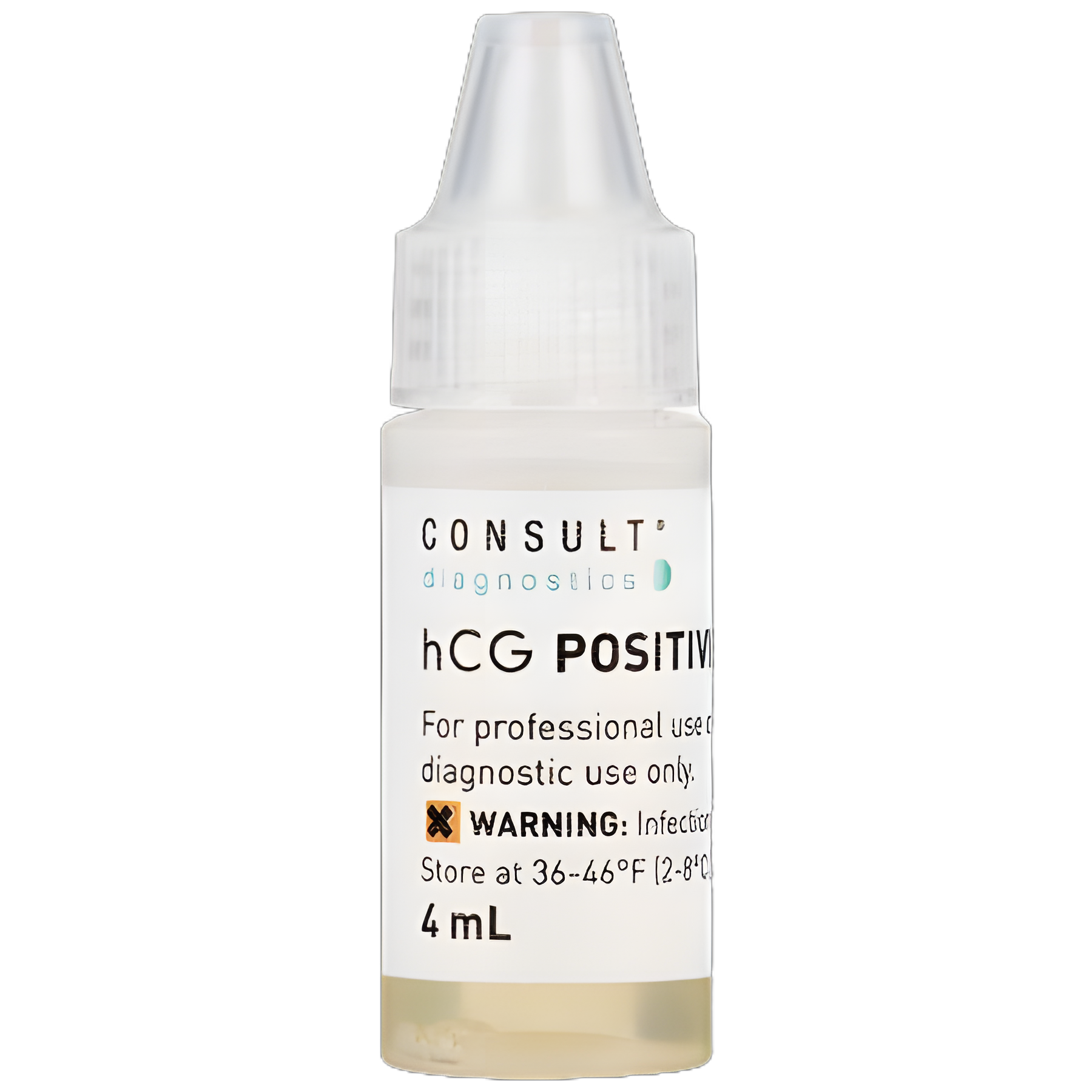 Reproductive Endocrinology Control Set McKesson Consult™ Pregnancy (hCG) Testing Positive Level / Negative Level 2 X 4 mL