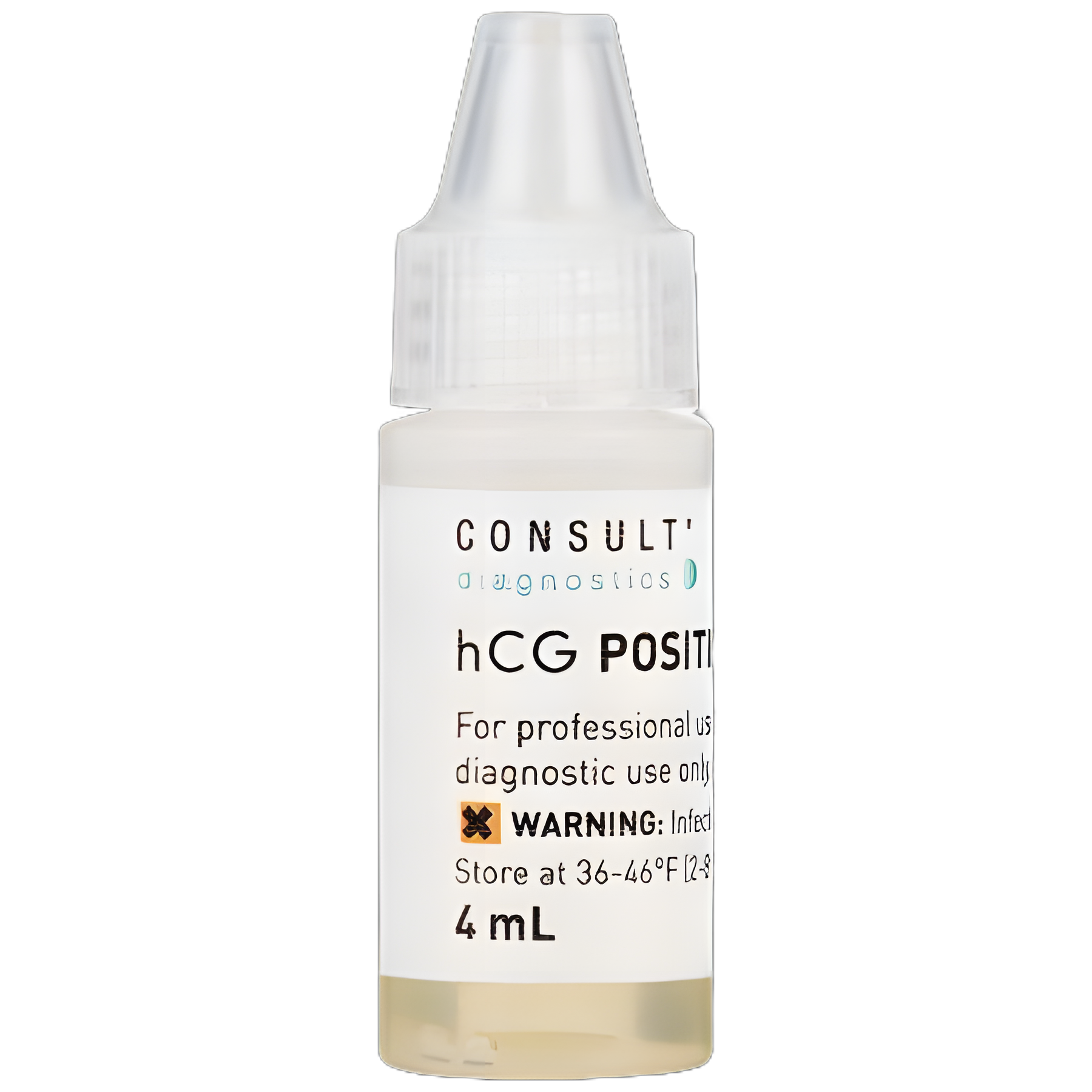 Reproductive Endocrinology Control Set McKesson Consult™ Pregnancy (hCG) Testing Positive Level / Negative Level 2 X 4 mL