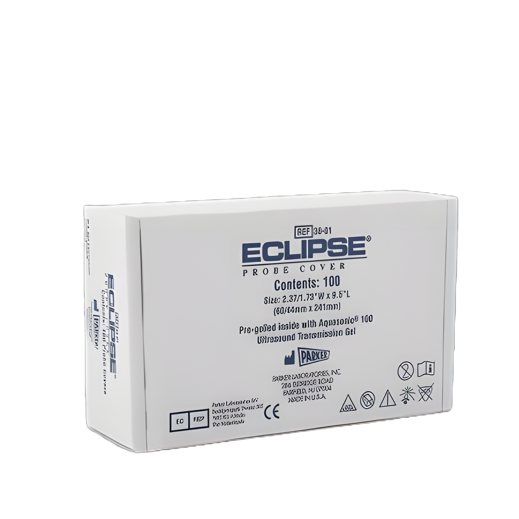 Ultrasound Probe Cover Eclipse® 1-3/4 X 9-1/2 Inch Polyisoprene NonSterile For use with Ultrasound Endocavity Probe