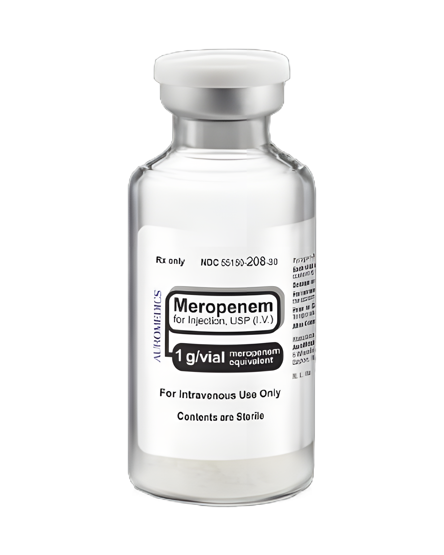 Meropenem 1g Injection by Auromedics - 30mL Vial
