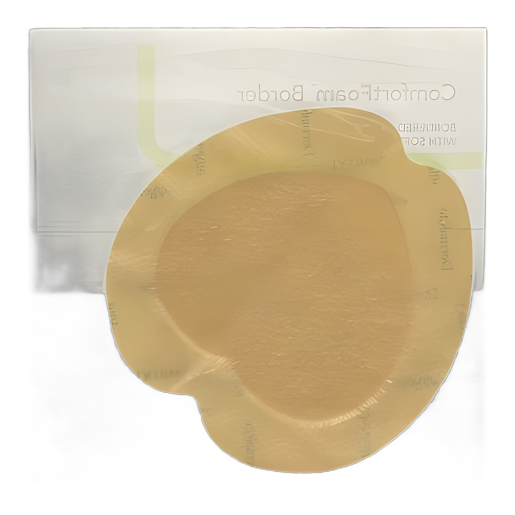 Foam Dressing ComfortFoam™ Border 7-1/5 X 7-1/5 Inch With Border Waterproof Backing Silicone Adhesive Sacral Sterile