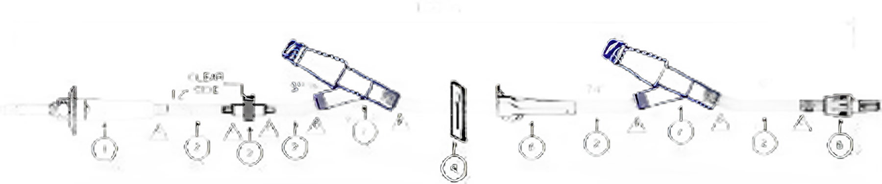 IV Extension Set Small Bore 100 Inch Tubing