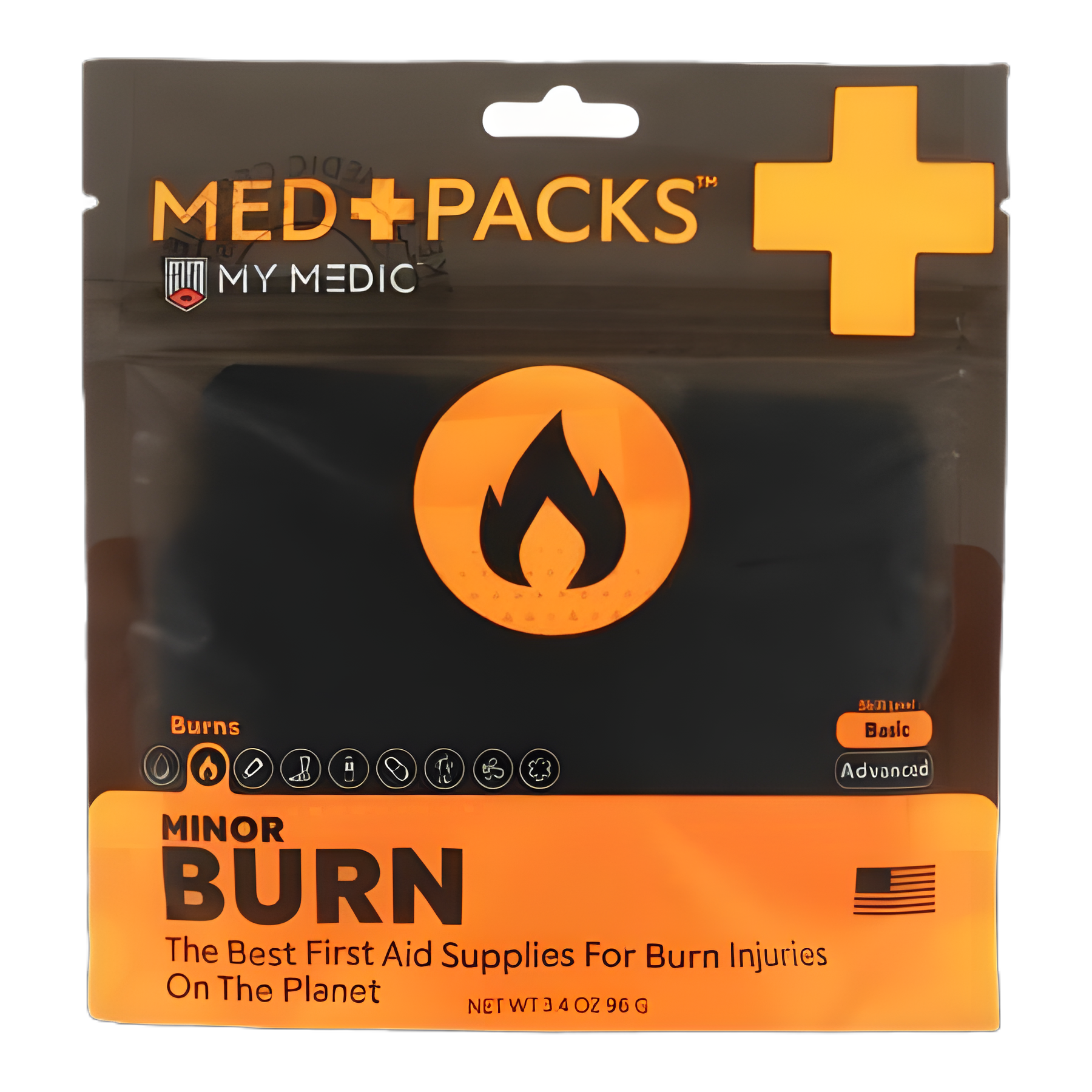 First Aid Kit My Medic™ MED PACKS Minor Burn Plastic Pouch