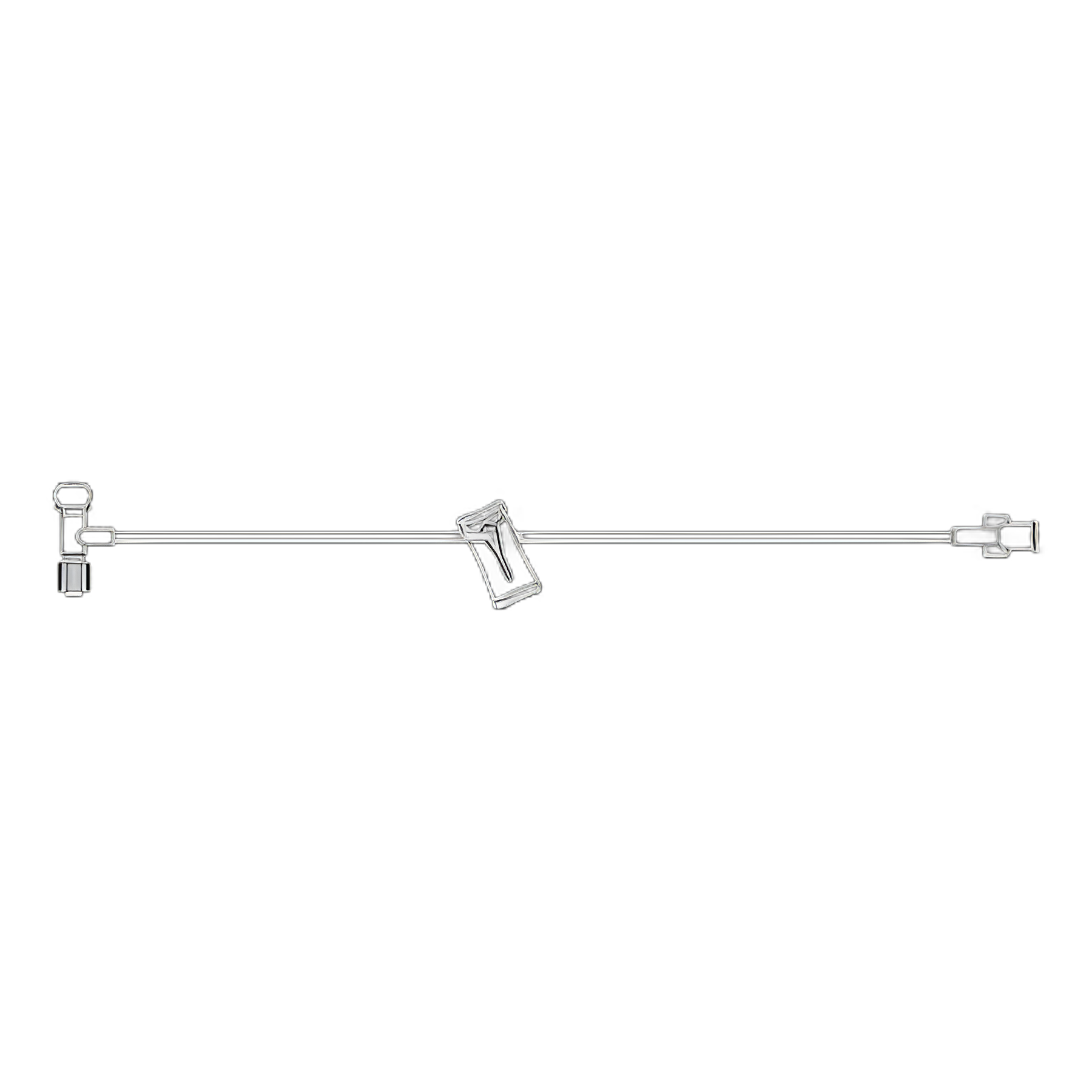 IV Extension Set Mini Bore 38 Inch Tubing Without Filter - EB-038-12