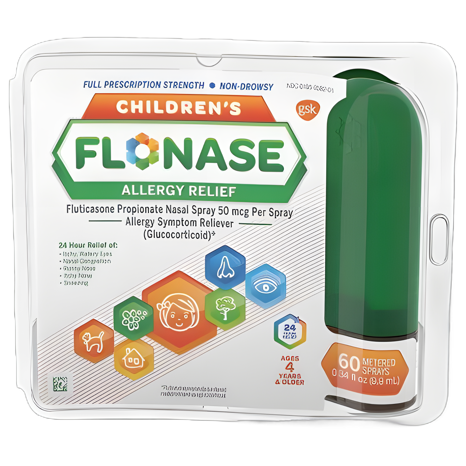 Flonase® Allergy Relief 50 mcg Nasal Spray - 60 Doses