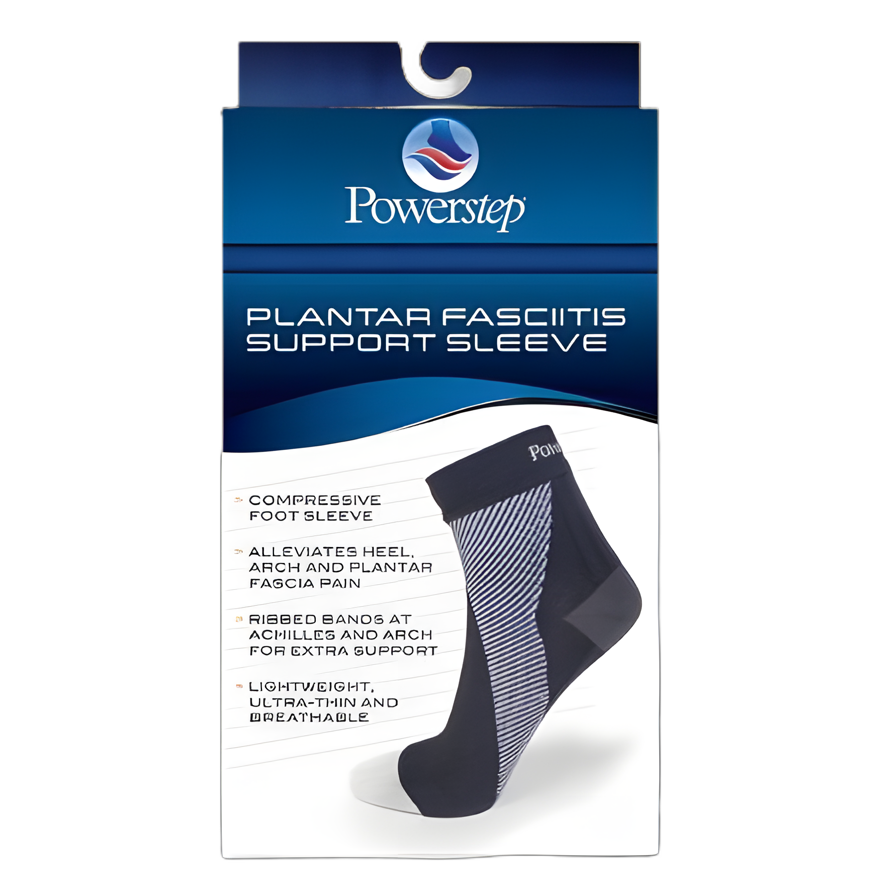 Powerstep® X-Large Plantar Fasciitis Support Sleeve for Men - Relieves Heel and Arch Pain