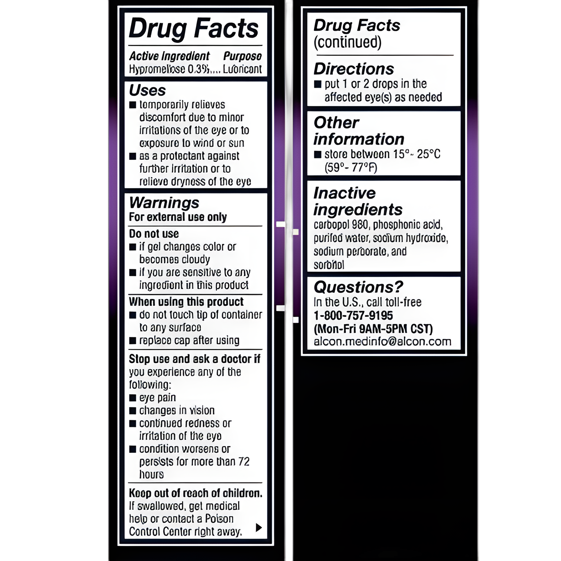 GenTeal® Gel Eye Drops for Dry Eyes - Alcon