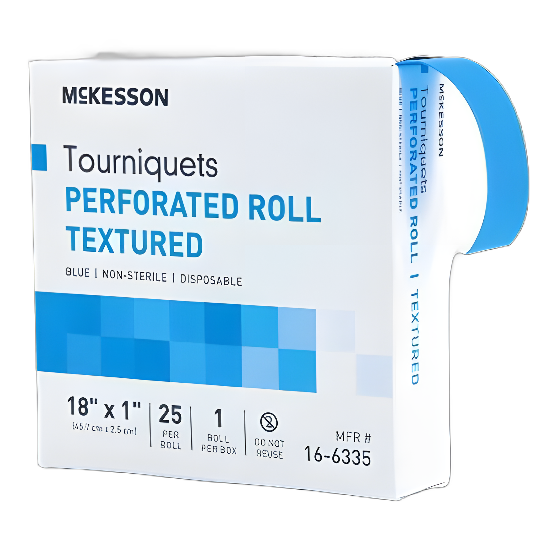McKesson Tourniquet Strap 18 Inch Length Rolled and Banded