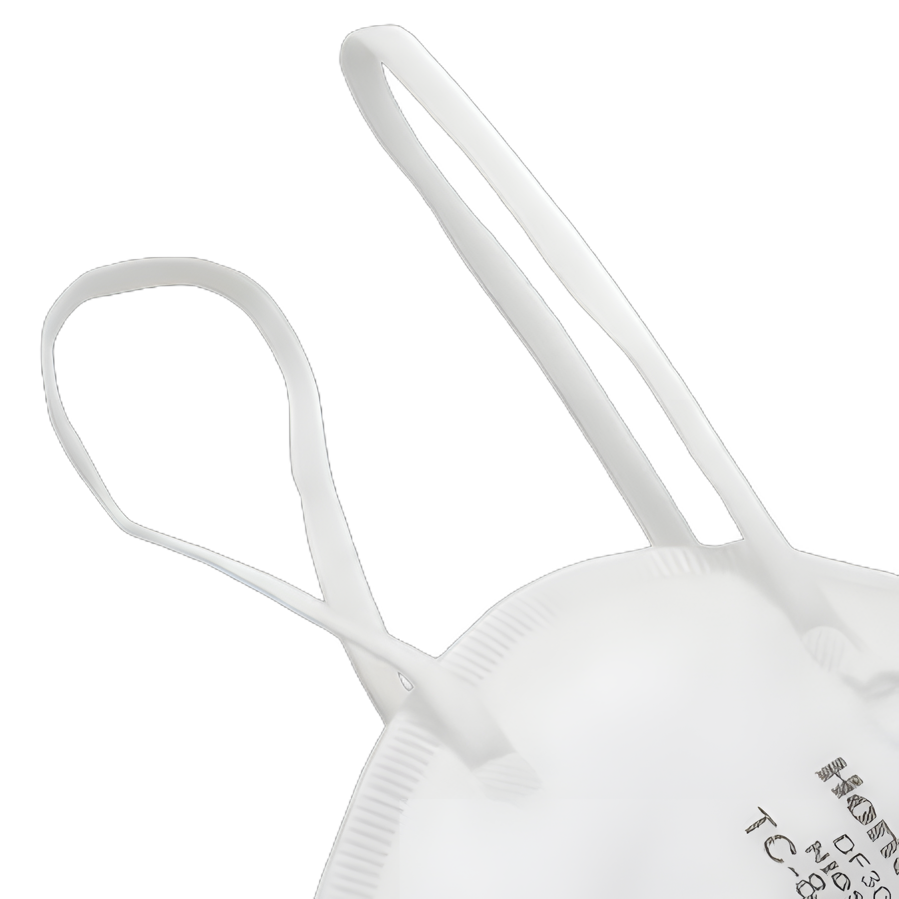 Particulate Respirator Mask Honeywell Industrial N95 Flat Fold Molded Cup Elastic Strap One Size Fits Most White NonSterile Not Rated Adult