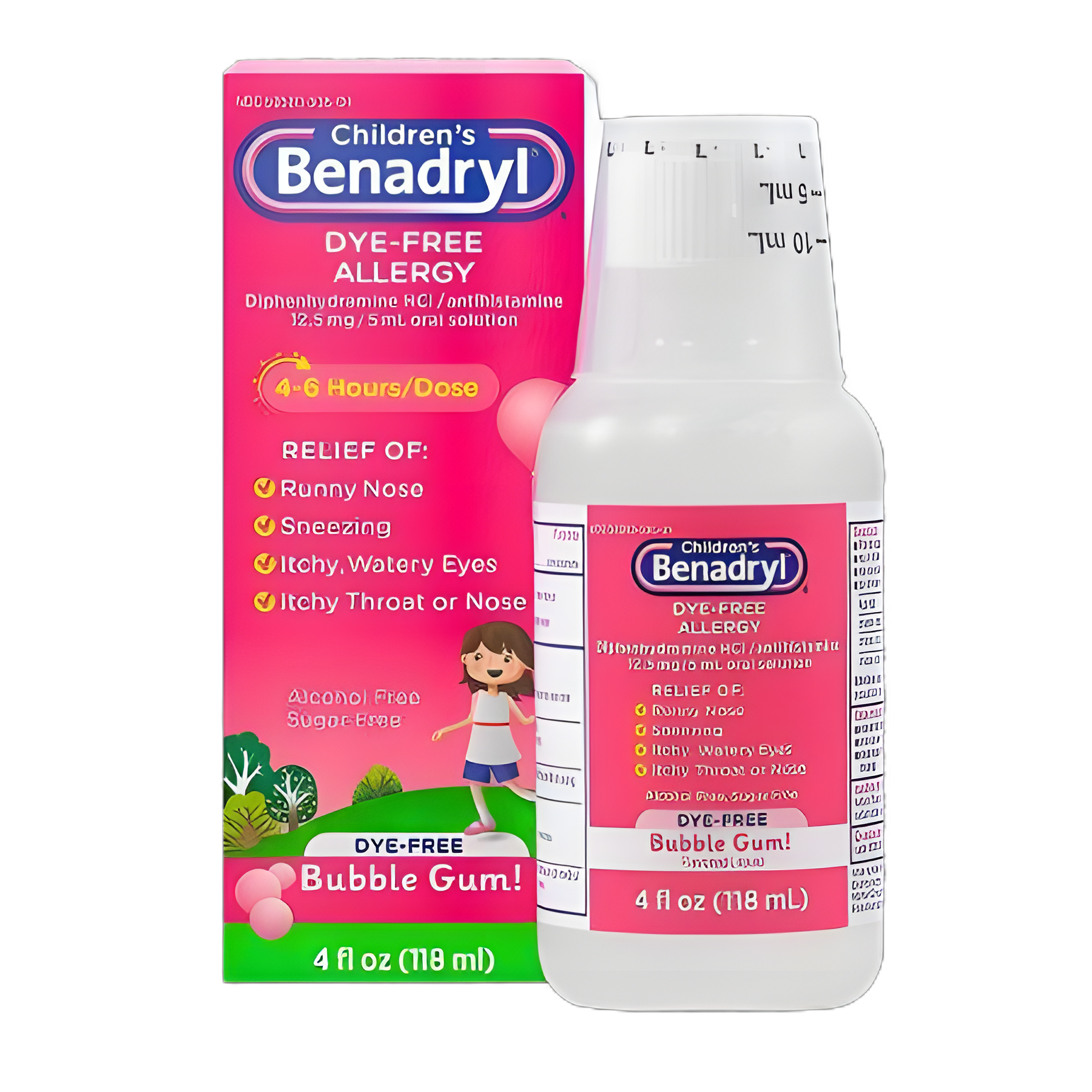 Children's Allergy Relief Children's Benadryl® 12.5 mg Strength Liquid 4 oz.