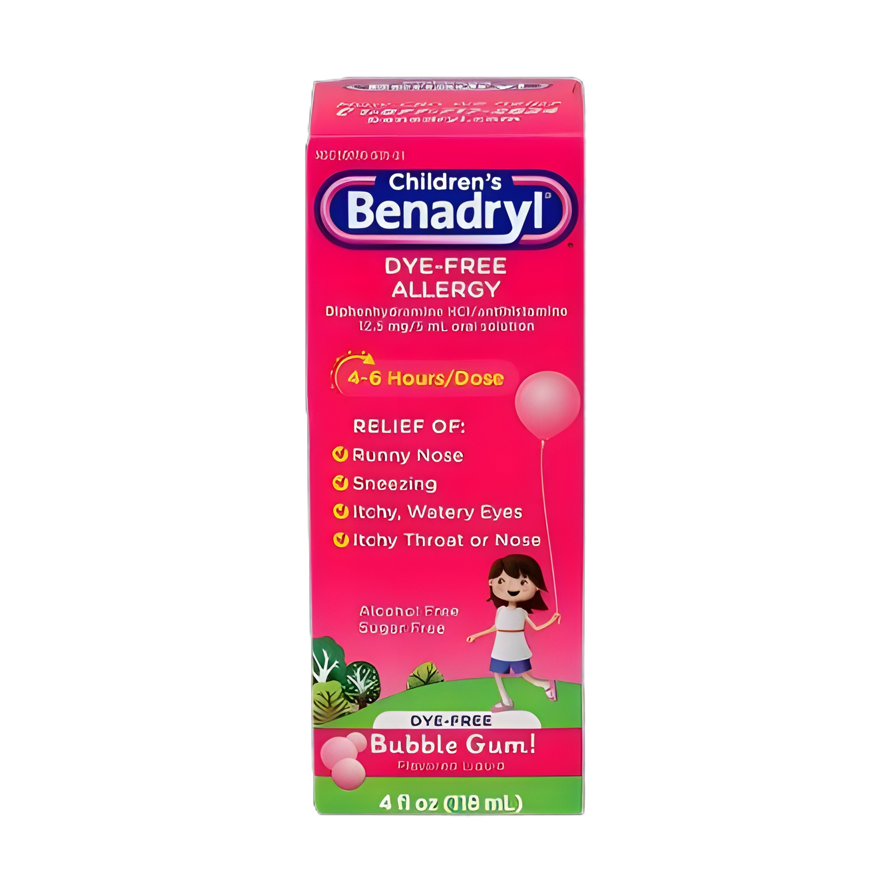 Children's Allergy Relief Children's Benadryl® 12.5 mg Strength Liquid 4 oz.