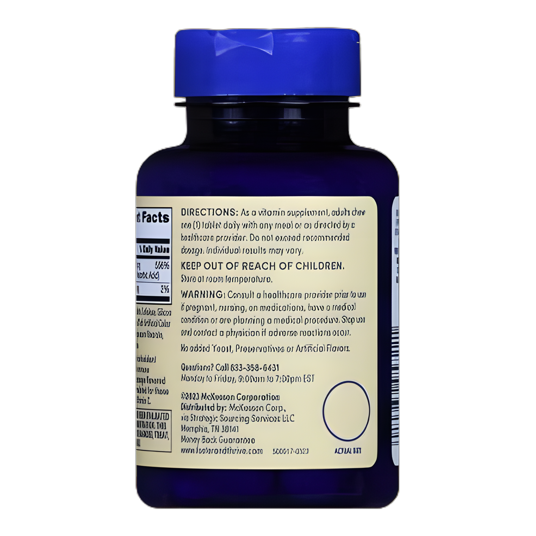 Vitamin C Supplement Foster & Thrive™ Ascorbic Acid 500 mg Strength Chewable Tablet 100 per Bottle