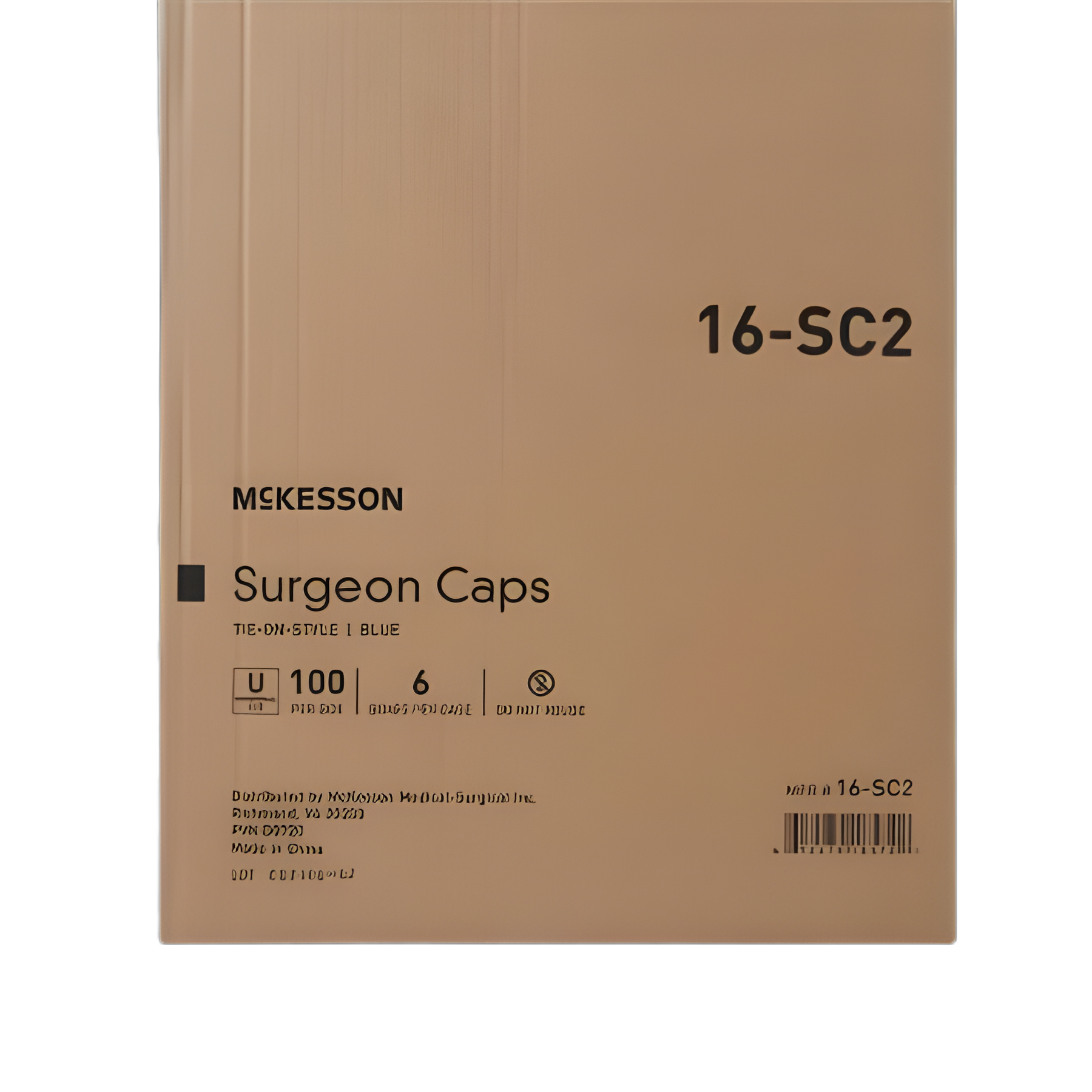 McKesson Blue Surgeon Cap - Latex-Free, Adjustable