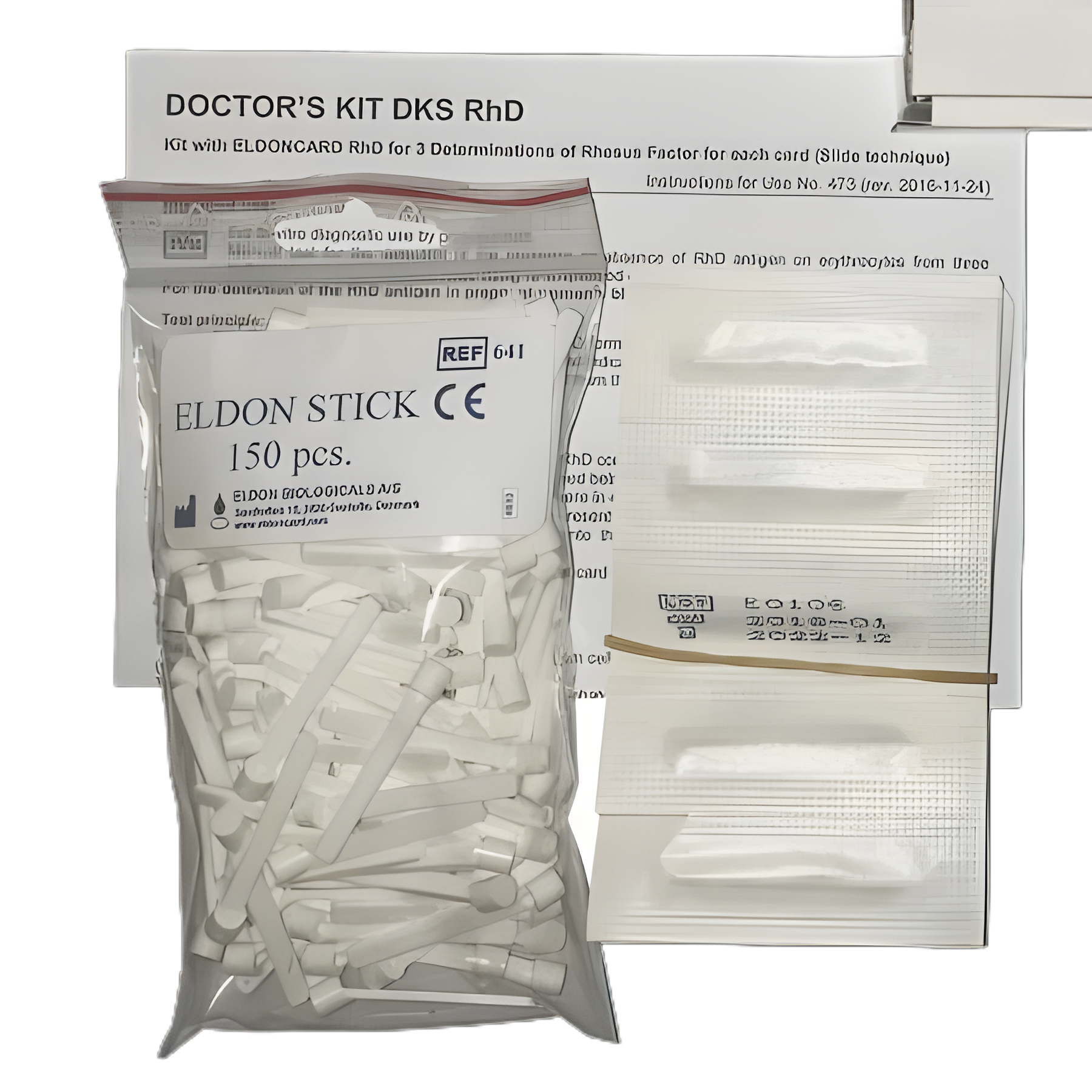 EldonCard Rh Blood Typing Kit - Quick & Accurate Testing