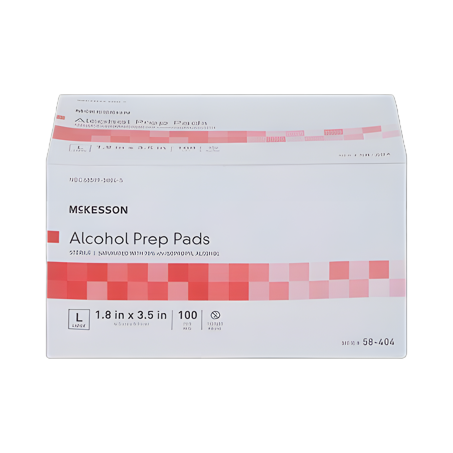 Alcohol Prep Pad McKesson 70% Strength Isopropyl Alcohol Individual Packet Large Sterile