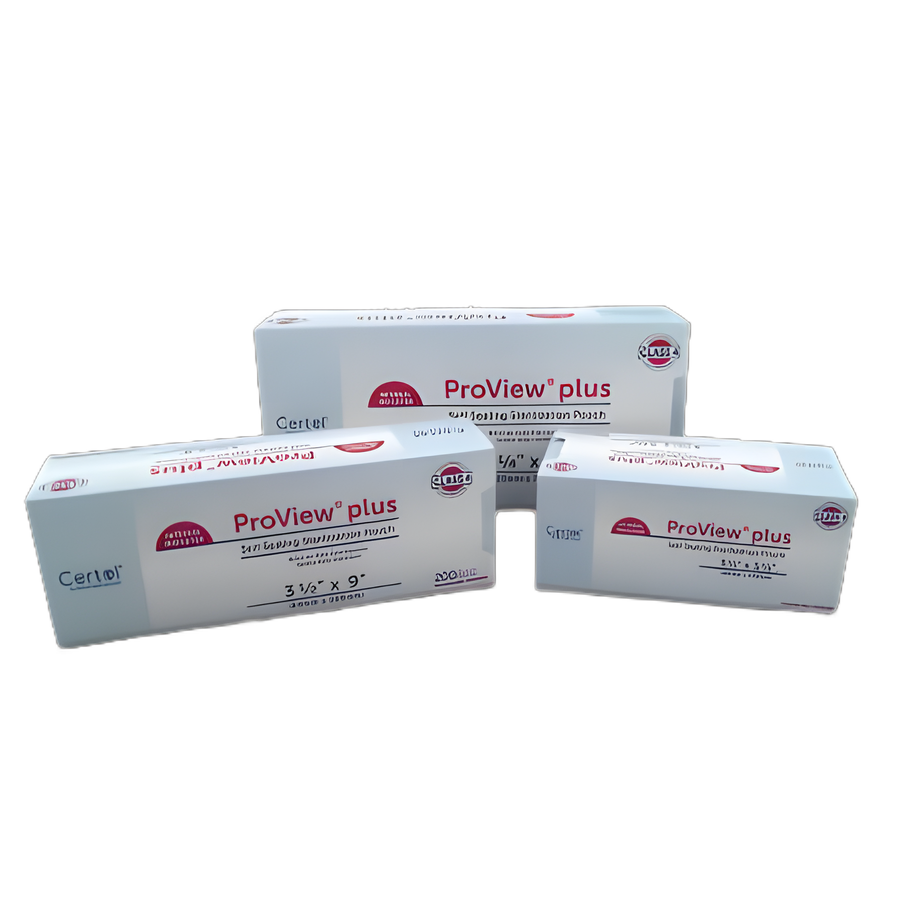 Sterilization Pouch ProView® plus Gas / Steam / Chemical Vapor 3-1/2 X 9 Inch Transparent / Blue Self Seal Paper / Film