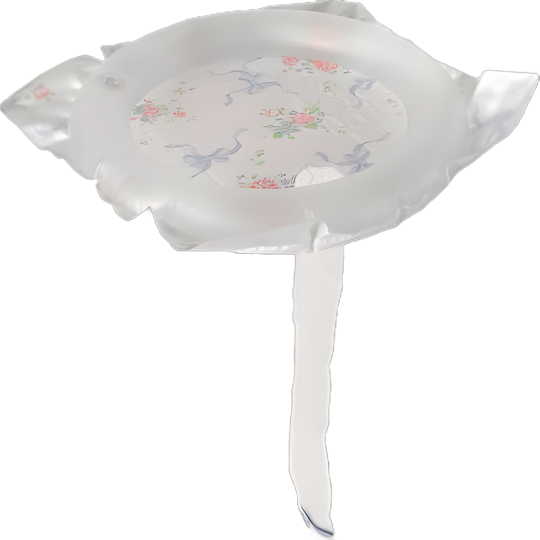 Inflatable Shampoo Basin Lumex® 22.5 X 23.5 Inch Clear / Floral