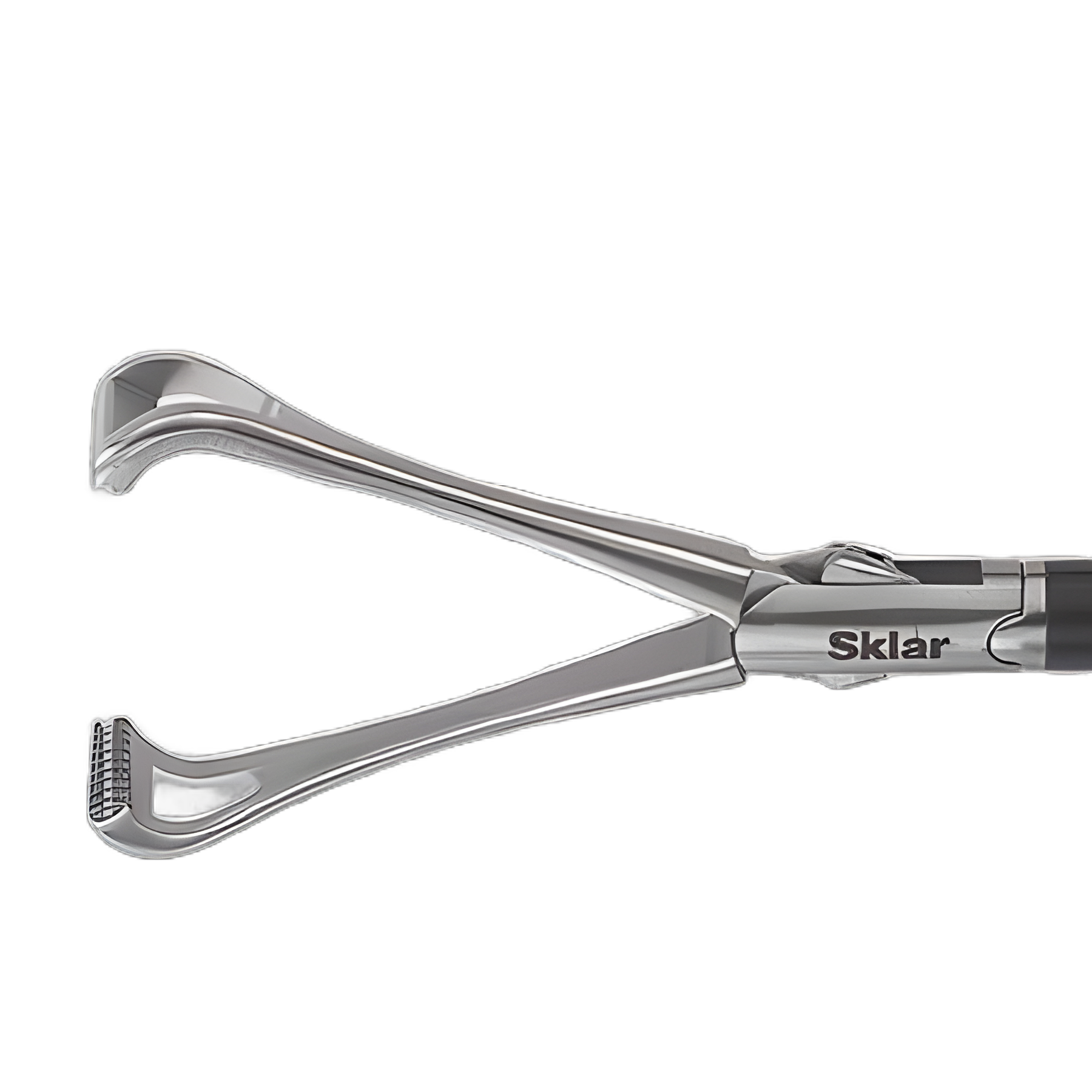 Tissue Grasping Forceps Sklartech 5000™ Babcock 25 Inch Length Stainless Steel Curved 10 mm