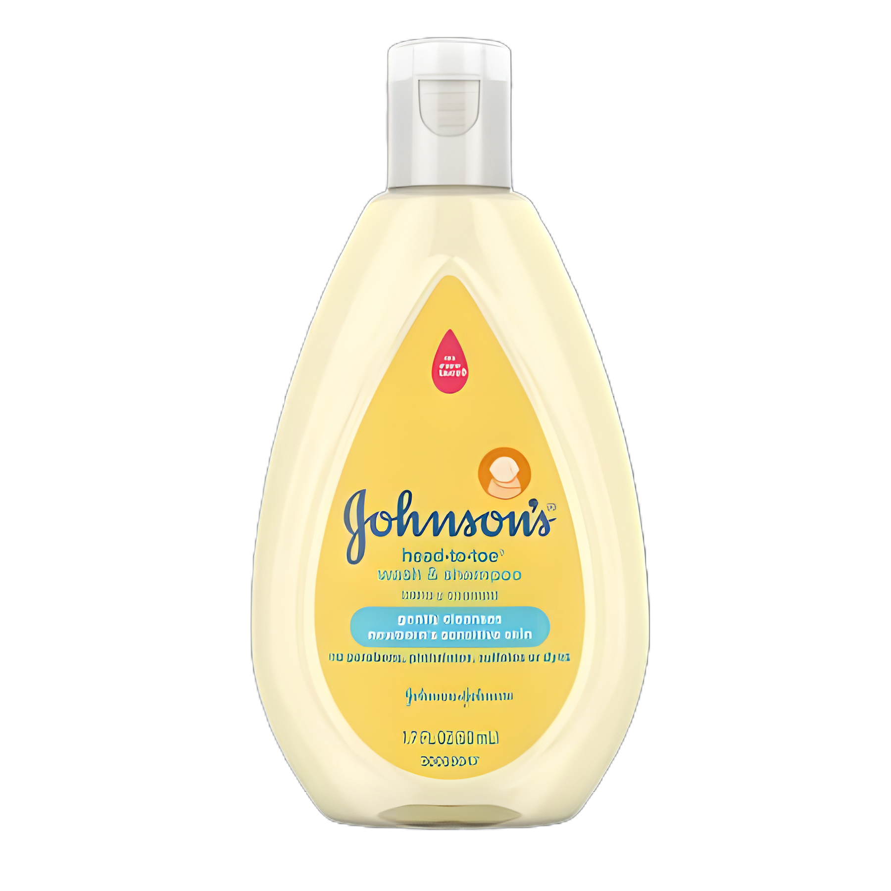 Baby Shampoo and Body Wash Johnson's® Baby Head-to-Toe® 13.6 oz. Flip Top Bottle Scented - 38137119665