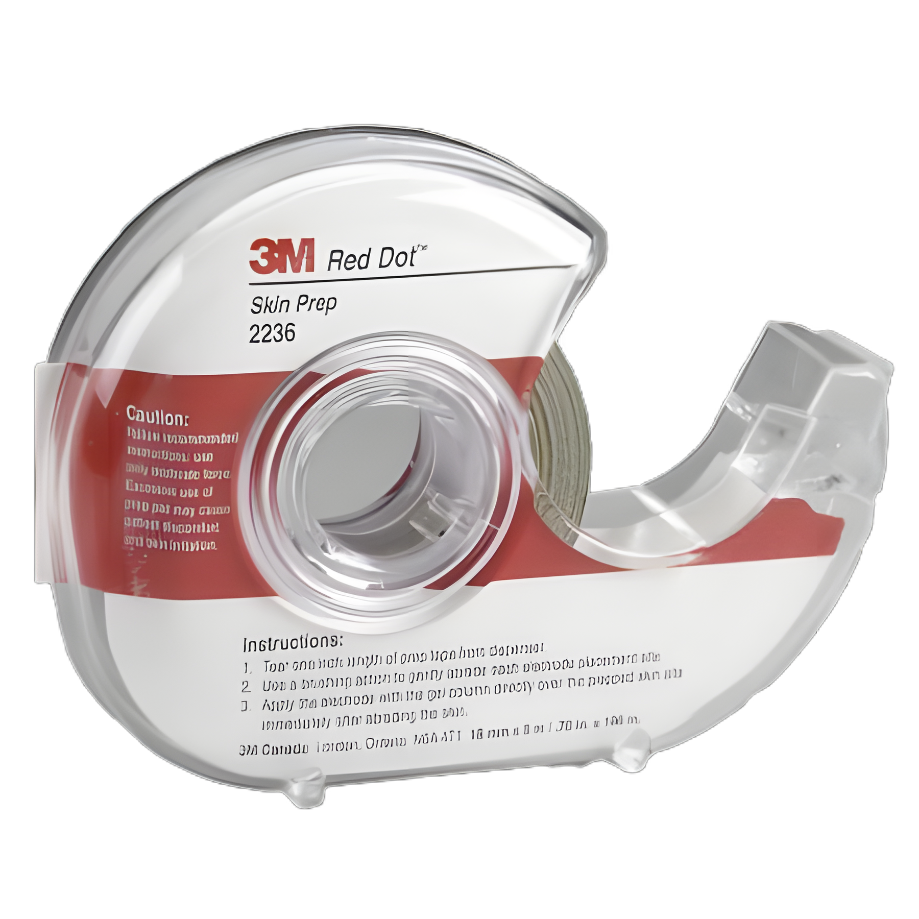 Electrode Skin Prep Abrader Tape Red Dot™ Tape Dispenser NonSterile