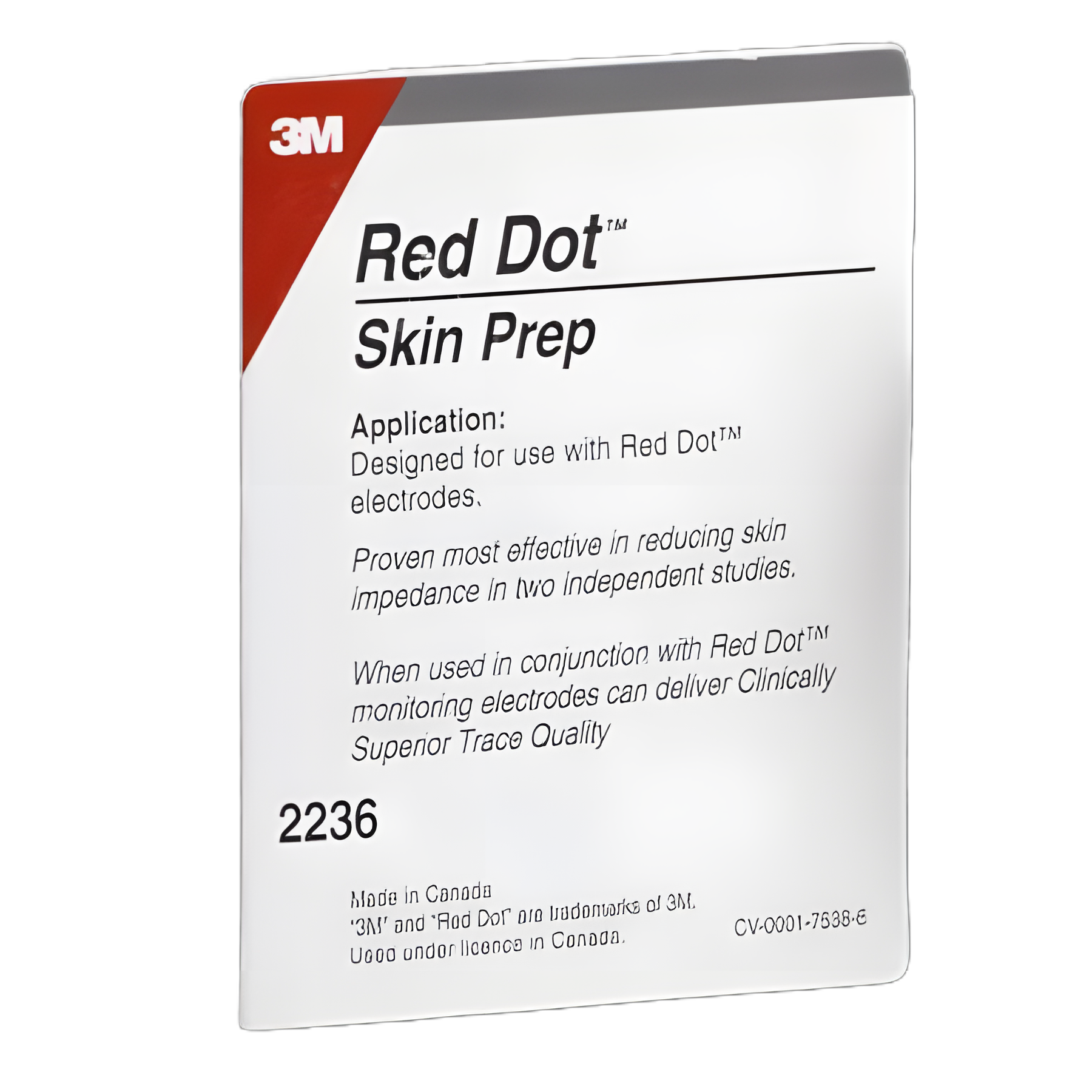 Electrode Skin Prep Abrader Tape Red Dot™ Tape Dispenser NonSterile