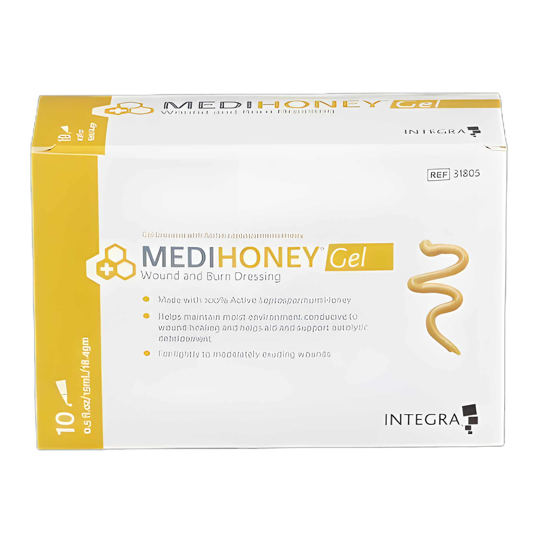 Honey Wound and Burn Dressing MEDIHONEY® 0.5 oz. Gel Sterile