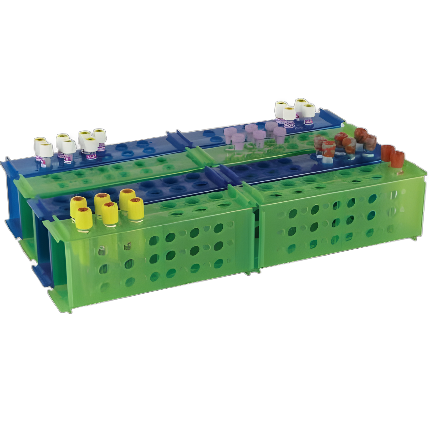 4-Way Test Tube Rack for Labs - Heathrow Scientific