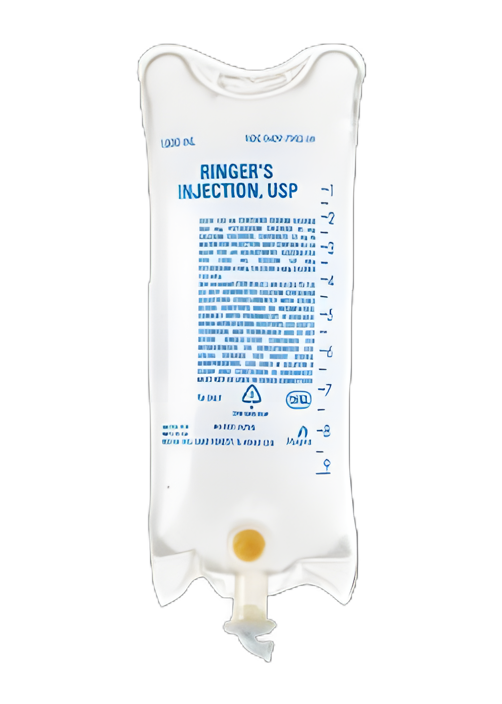 Replacement Preparation Ringer's Solution IV Solution Flexible Bag 1,000 mL - 798209