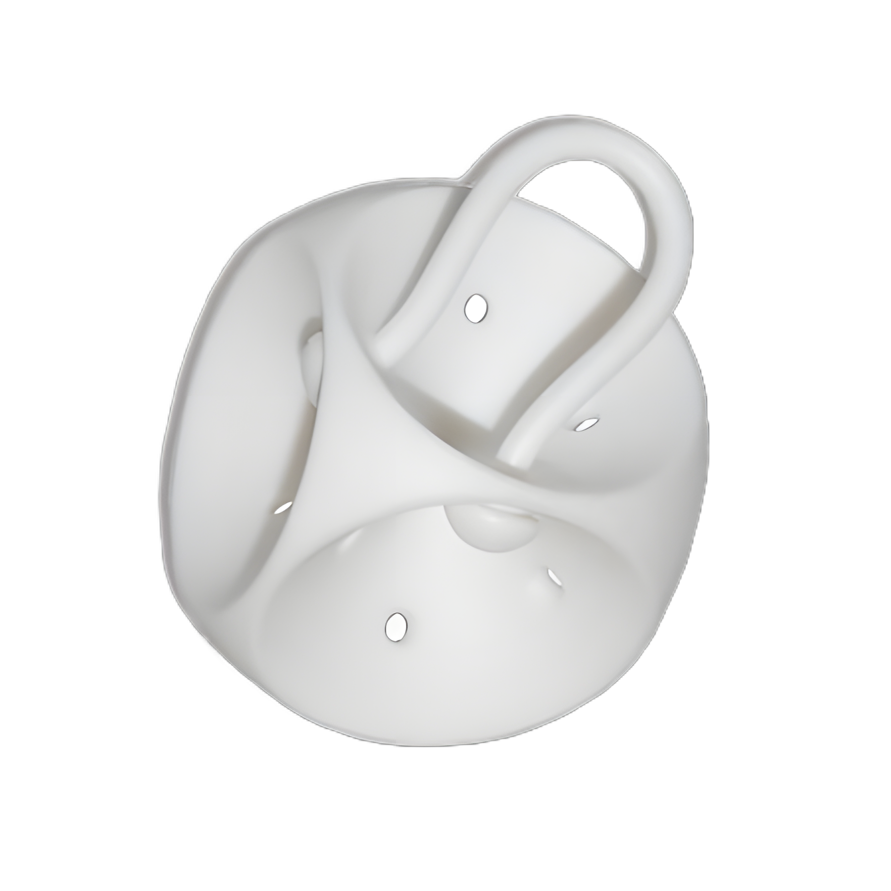 Pessary Cube with Drainage Holes Size 6 Silicone for Pelvic Organ Prolapse