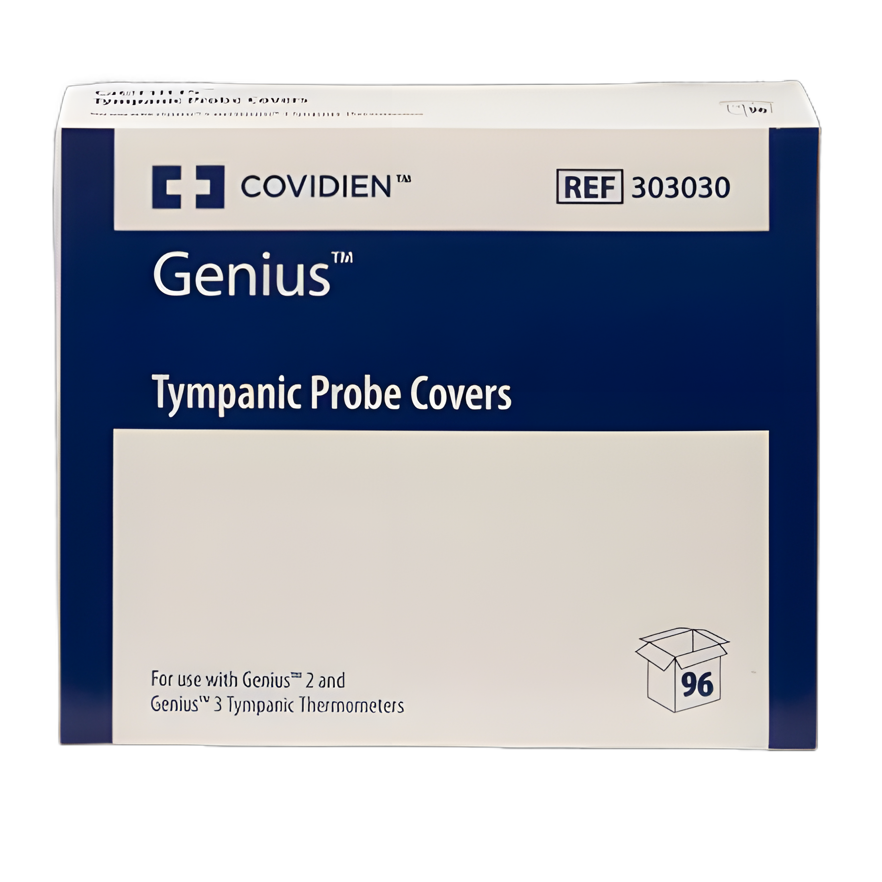 Tympanic Thermometer Probe Cover Genius™ For use with Genius™ 2 Tympanic Thermometer 96 per Box