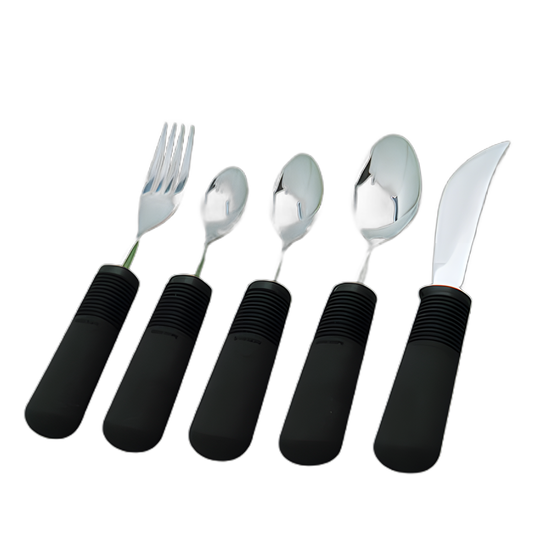 Good Grips® Adaptive Utensil Kit for Enhanced Grip - Silver/Black