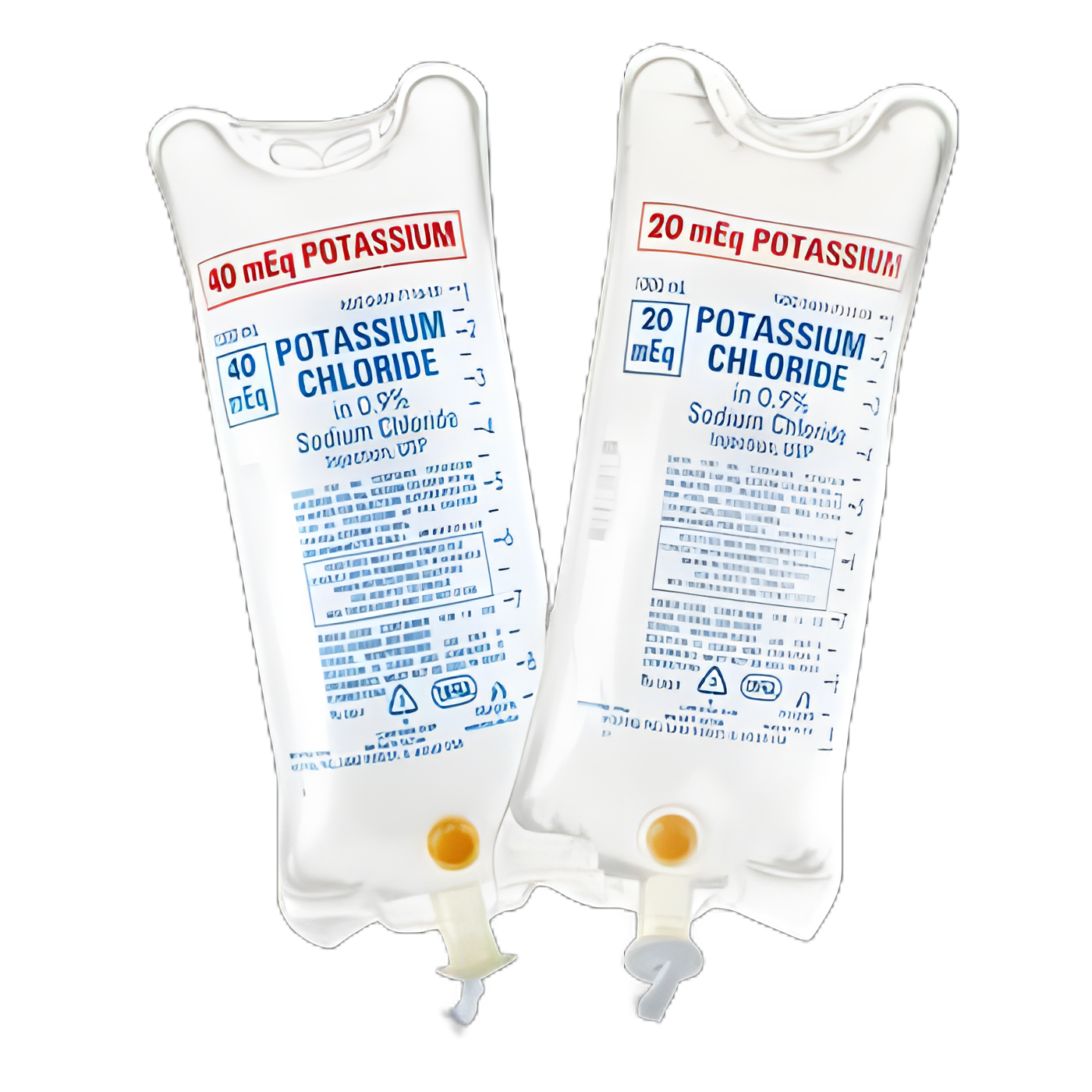 Replacement Preparation Potassium Chloride / Sodium Chloride 0.9% 20 mEq / 1,000 mL IV Solution Flexible Bag 1,000 mL - 711509