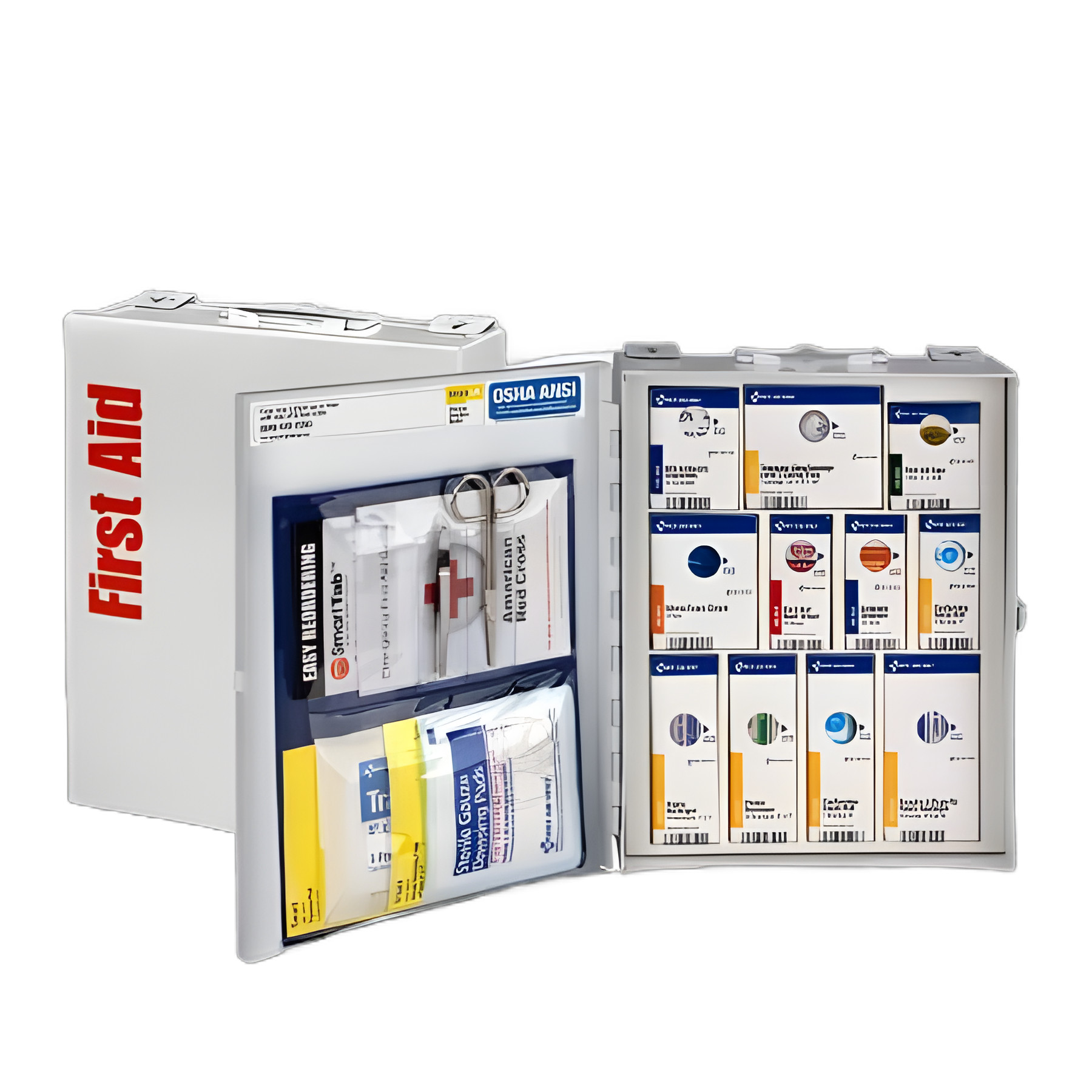 First Aid Cabinet First Aid Only™ SmartCompliance™ Wall Mount Steel
