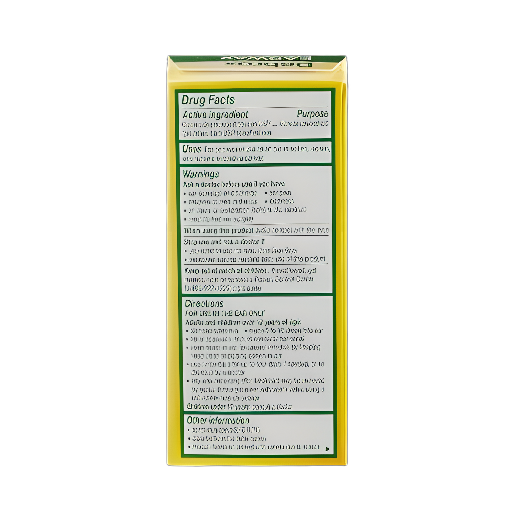 Ear Wax Remover Debrox® 0.5 oz. Otic Drops 6.5% Strength Carbamide Peroxide - 04203710478