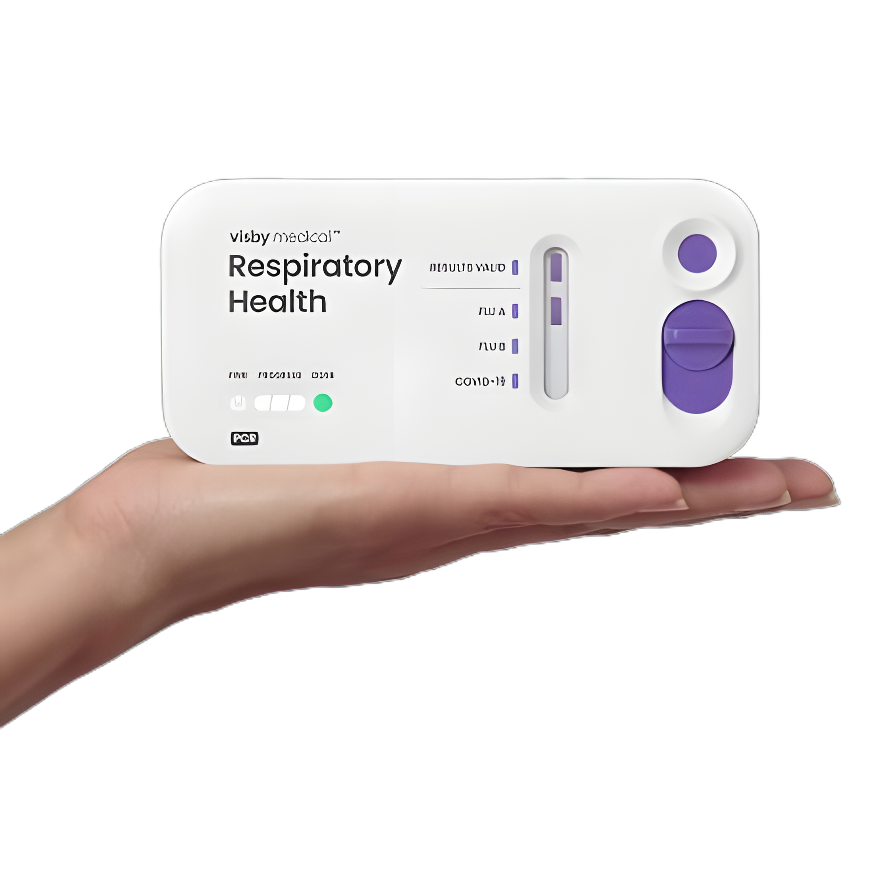 Respiratory Test Kit Visby Medical™ COVID-19 / Influenza A + B 20 Tests CLIA Waived