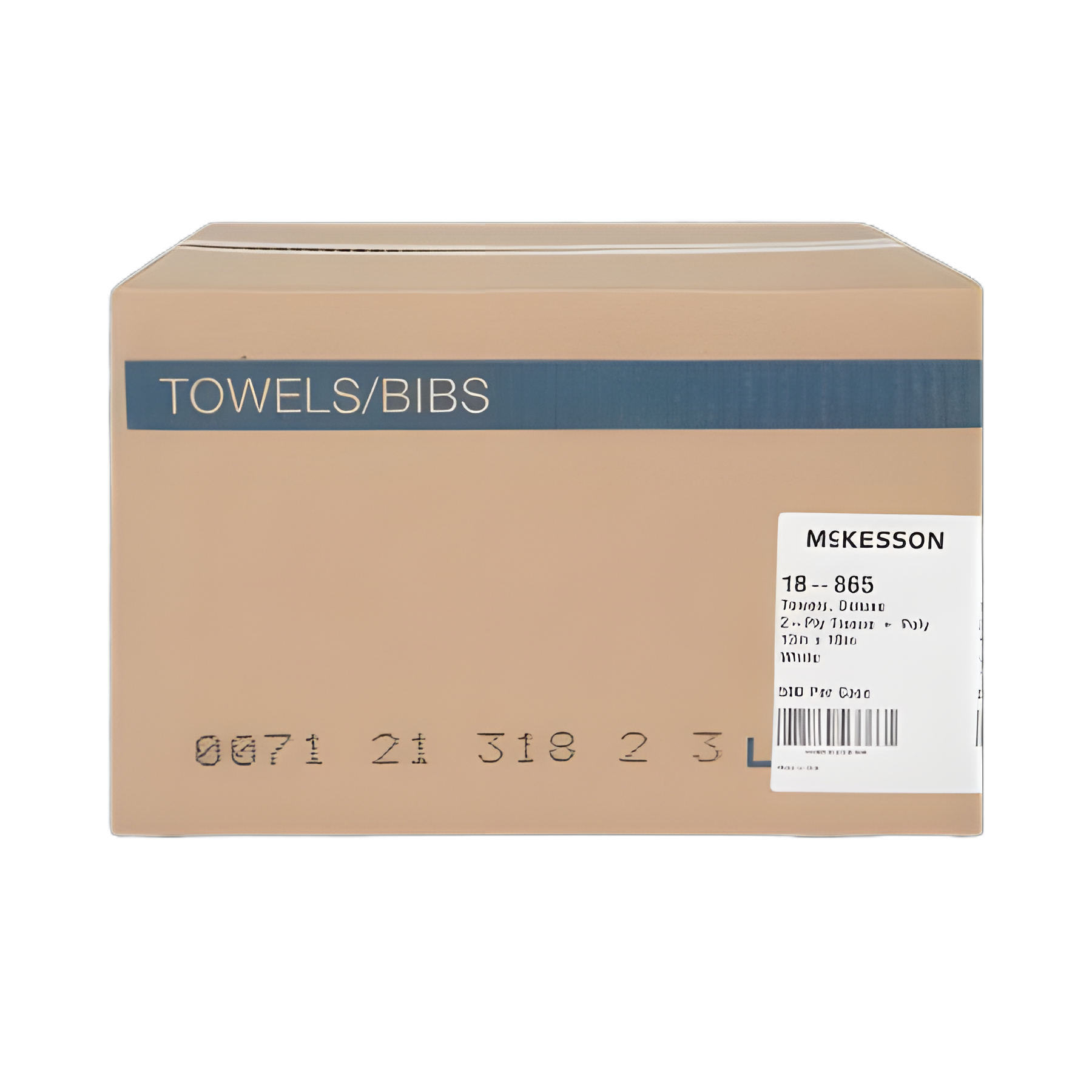 Procedure Towel McKesson 13 W X 18 L Inch White NonSterile - 18-865