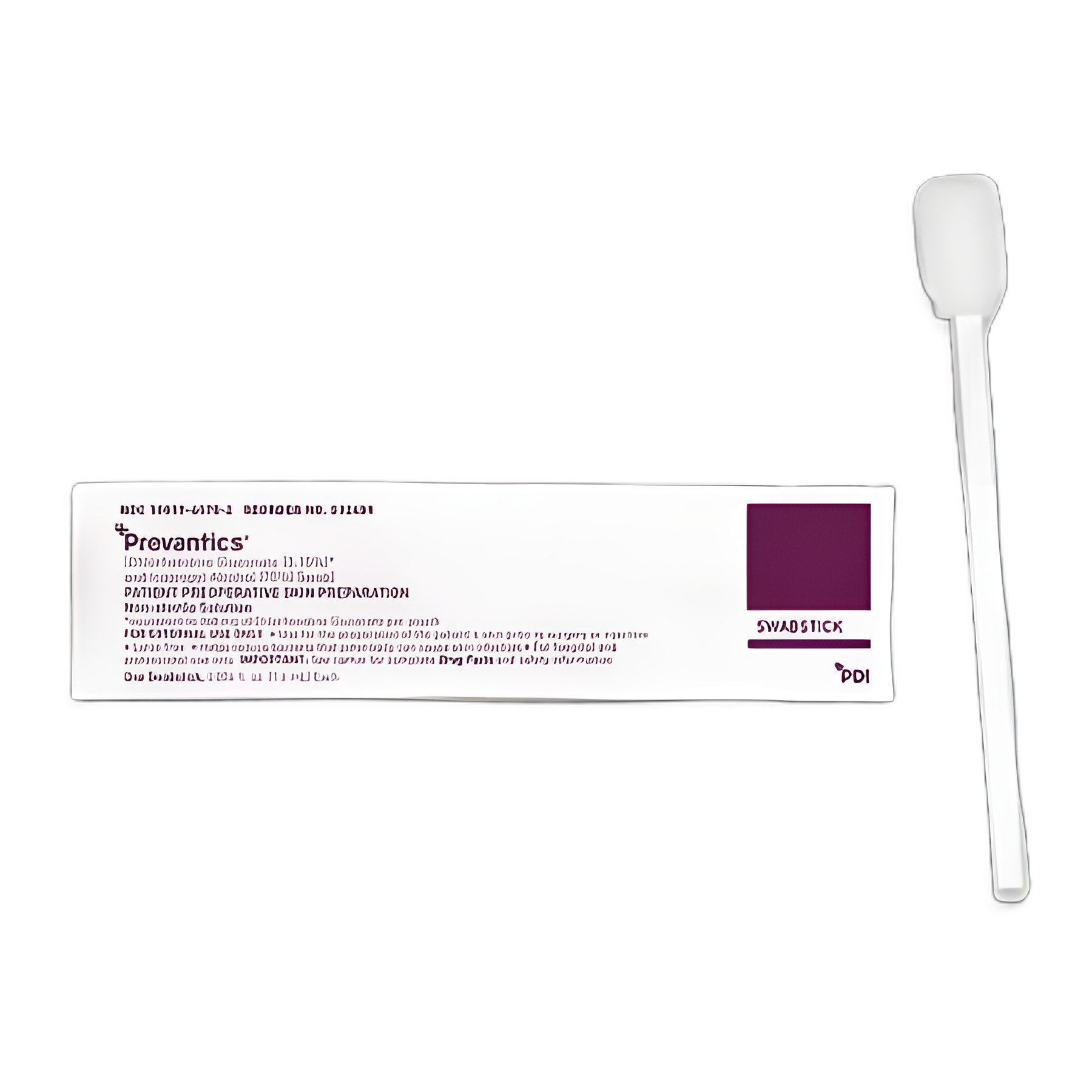 Impregnated Swabstick Prevantics® 3.15 % / 70% Strength Chlorhexidine Gluconate (CHG) / Isopropyl Alcohol Individual Packet Sterile Inside Only