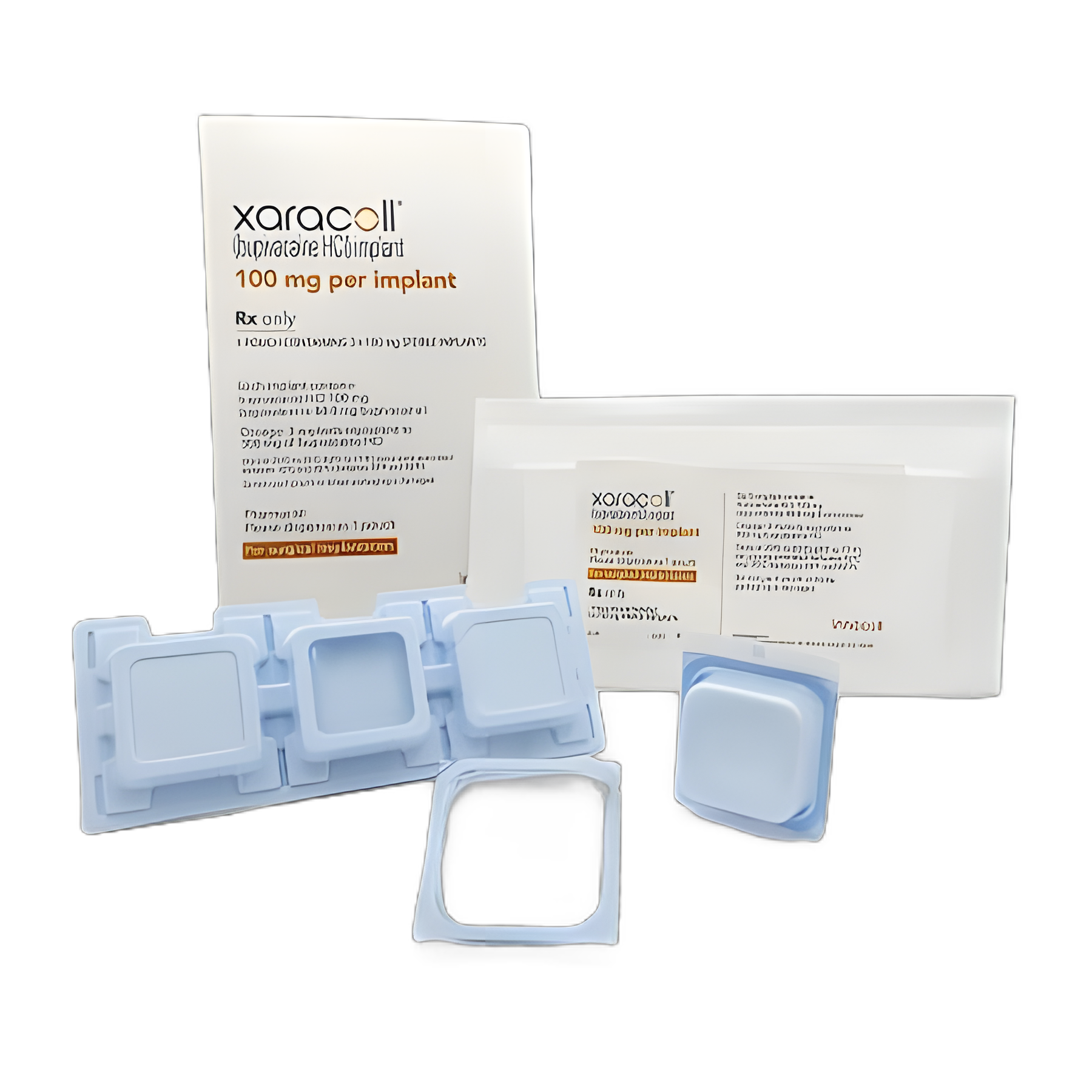 XARACOLL® Bupivacaine HCl 100 mg Implant Blister Pack 10 Implants