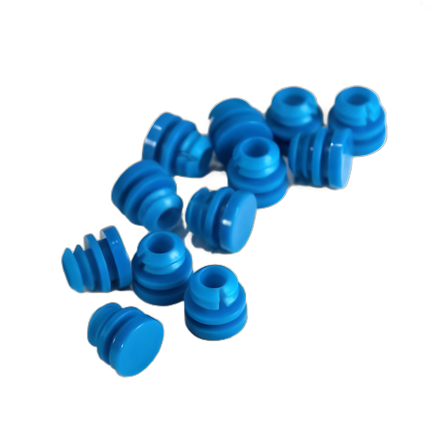 Beckman Coulter Tube Closure Plastic Plug Cap Blue 13 mm For use with Beckman Automatic Recapper Module NonSterile