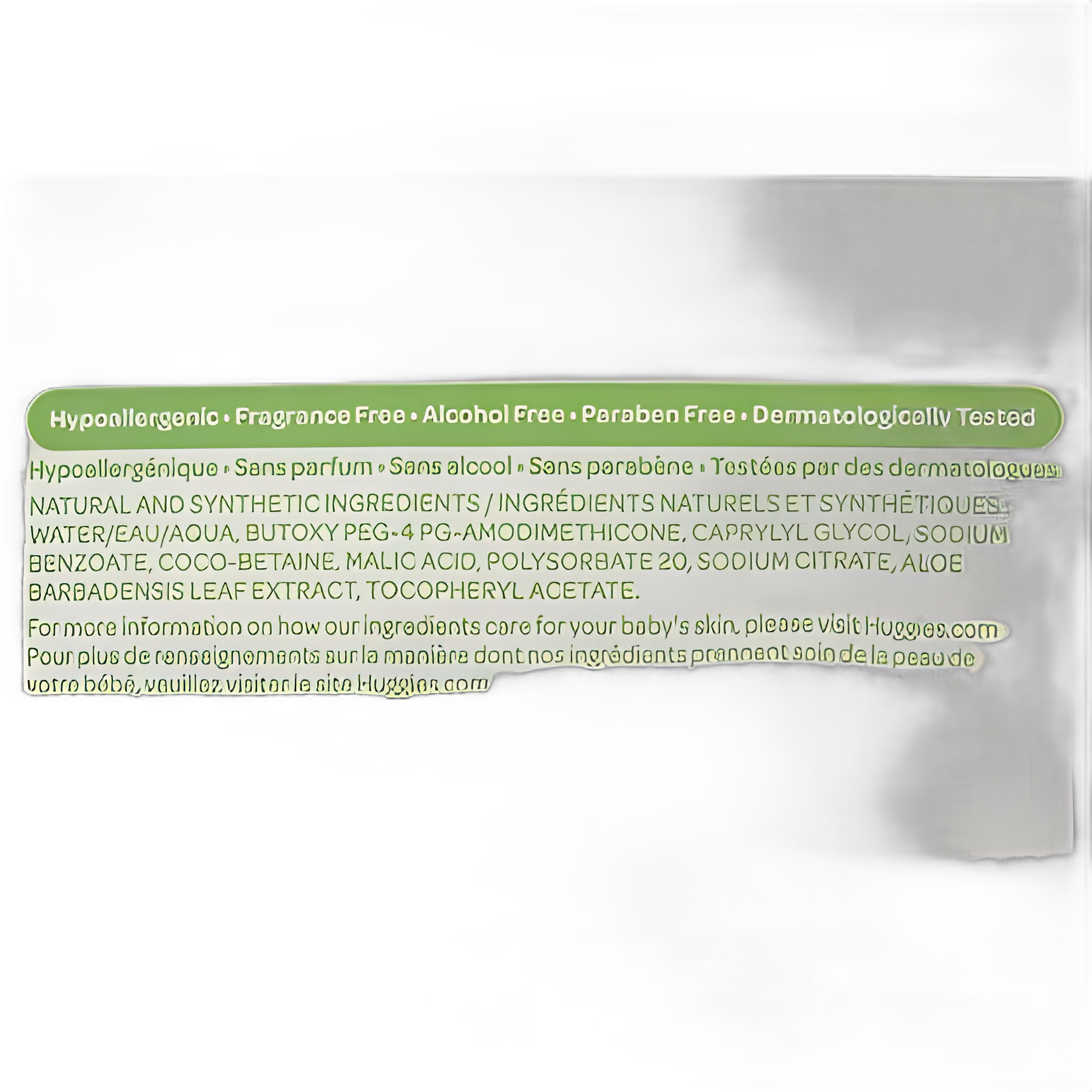 Baby Wipe Huggies® Natural Care® Soft Pack Unscented 56 Count