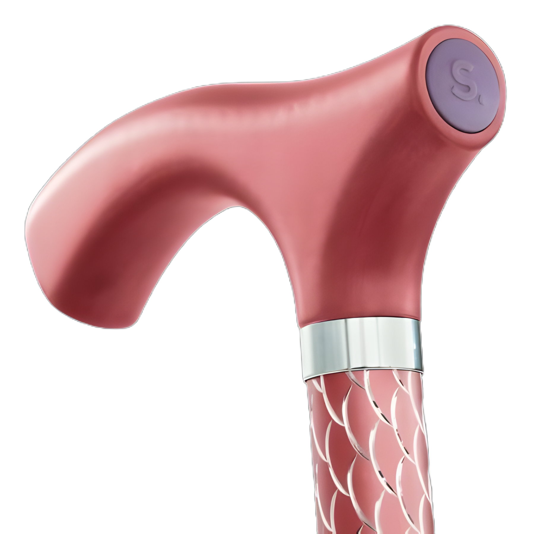 Folding Cane Switch Sticks® Aluminum 32 to 37 Inch Height Rose Gold