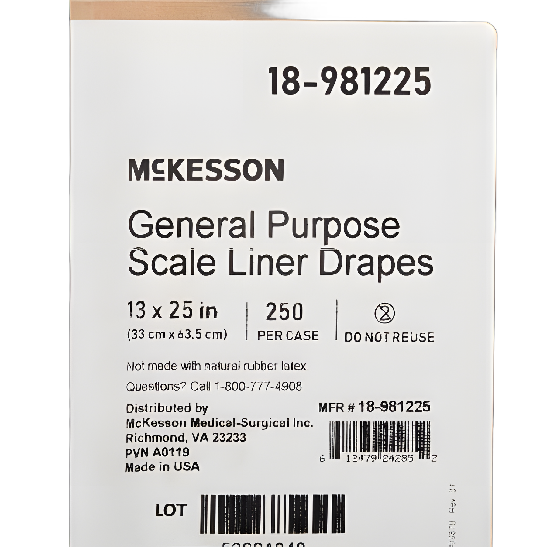 McKesson Infant Scale Liner 13" - Leak-Proof & Latex-Free