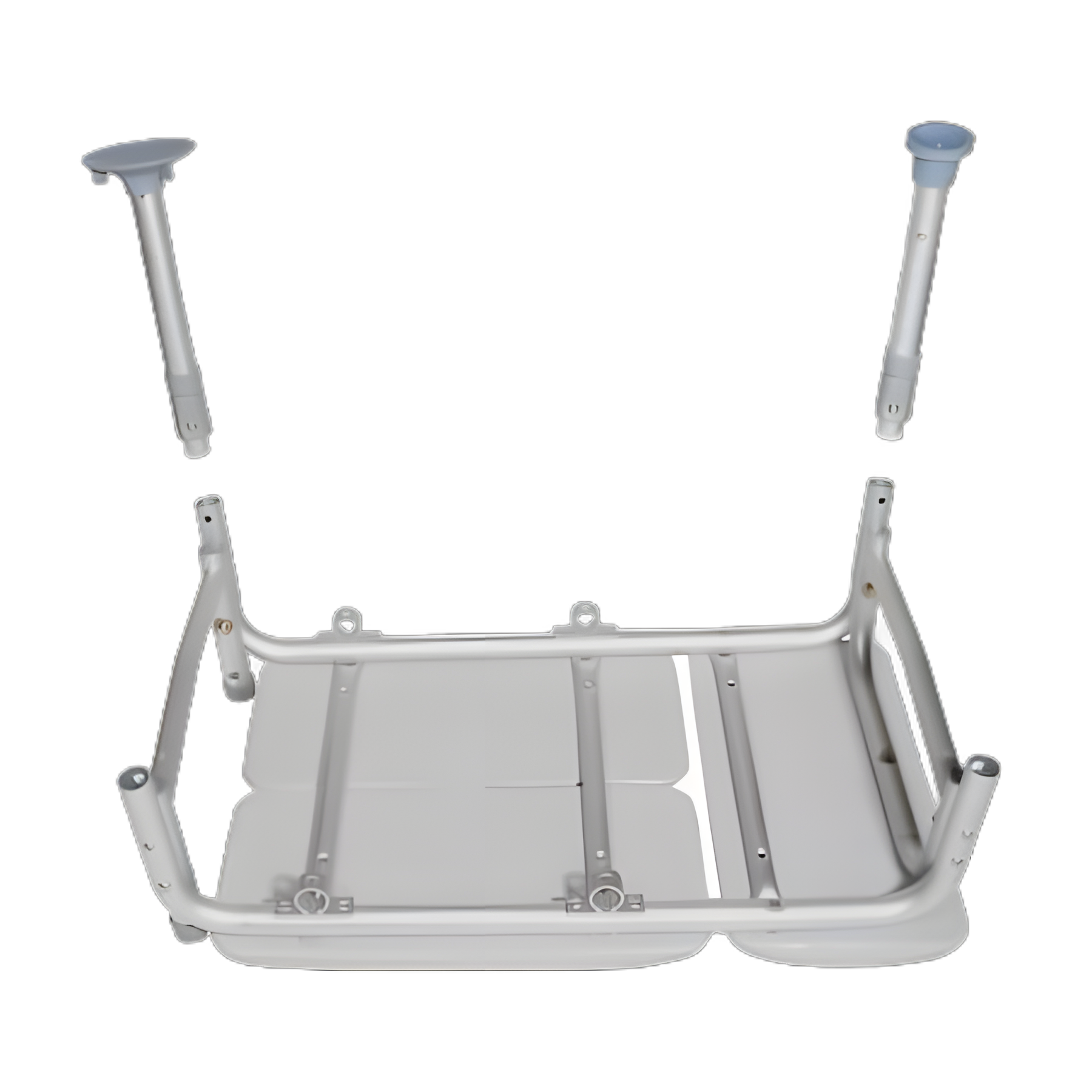 drive™ Knocked Down Bath Transfer Bench Arm Rail 17-3/4 to 21-3/4 Inch Seat Height 400 lbs. Weight Capacity