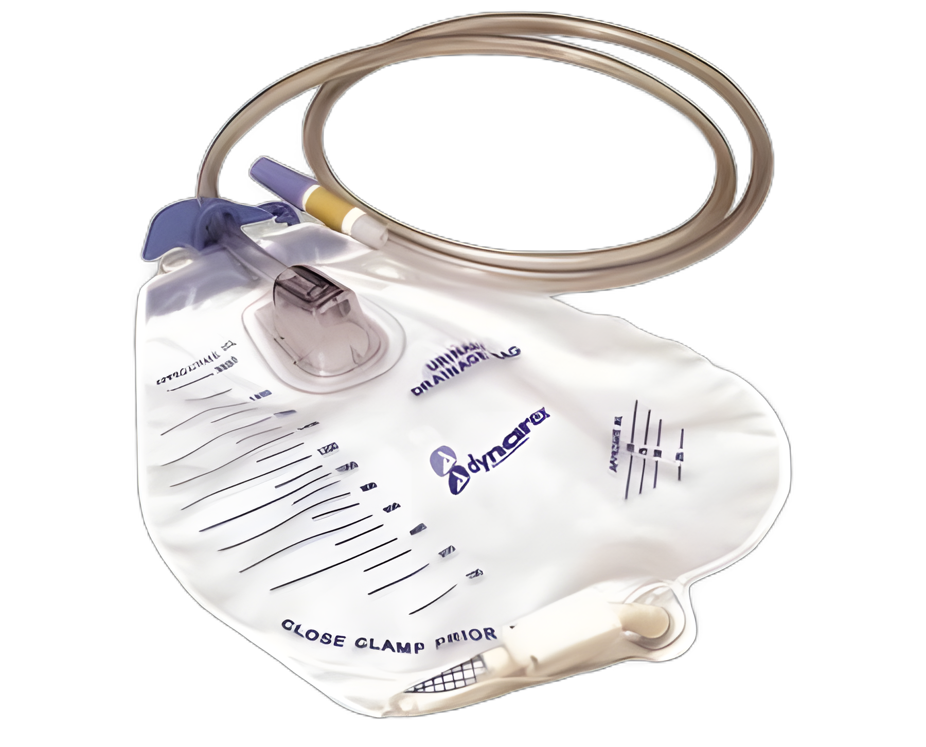 Urinary Drain Bag Bard® Anti-Reflux Valve Sterile 2000 mL Vinyl