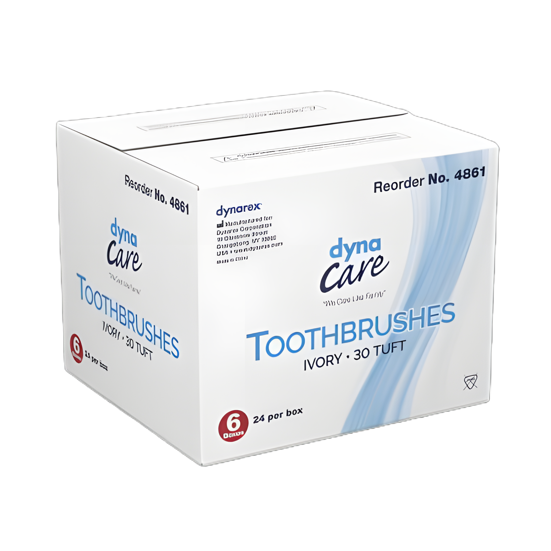 Toothbrush Dynarex® White Adult Soft