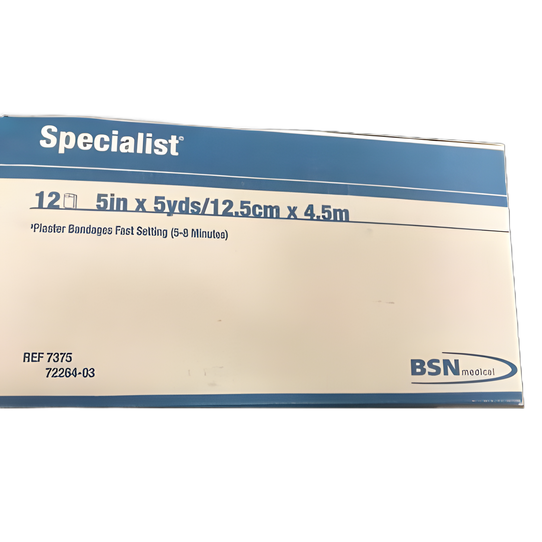 Plaster Bandage Specialist® 5 Inch X 15 Foot Plaster of Paris Blue